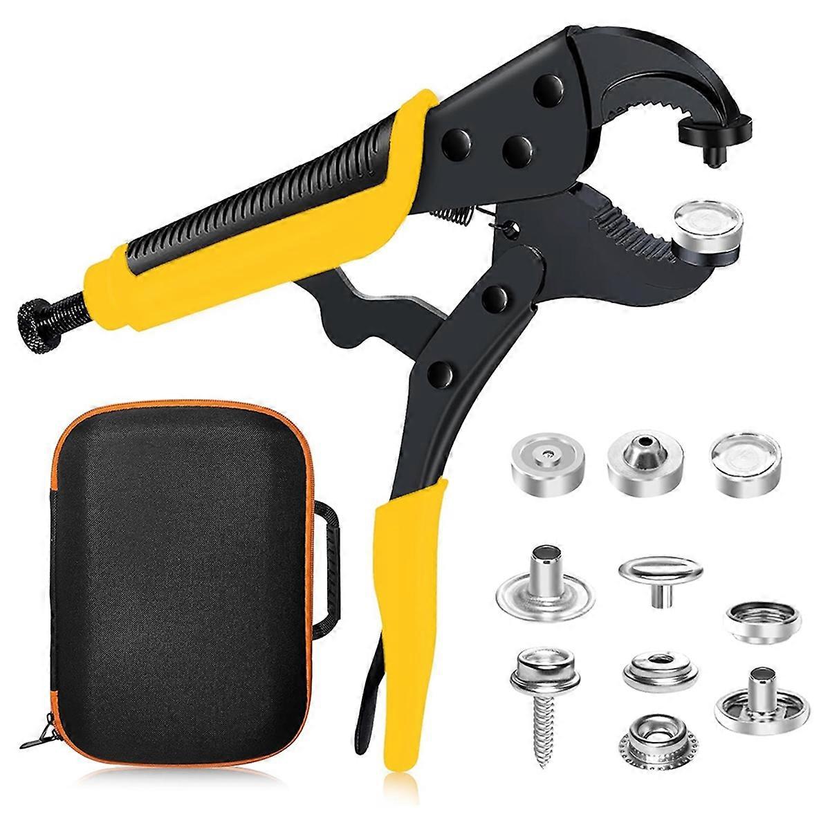Adjustable Snap Pliers for Fabric Boat Cover Canvas Repair Kit, B