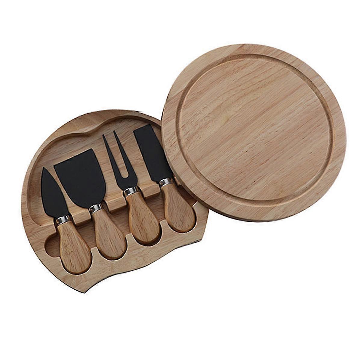 Osteknivskovl i rustfrit stål, sort