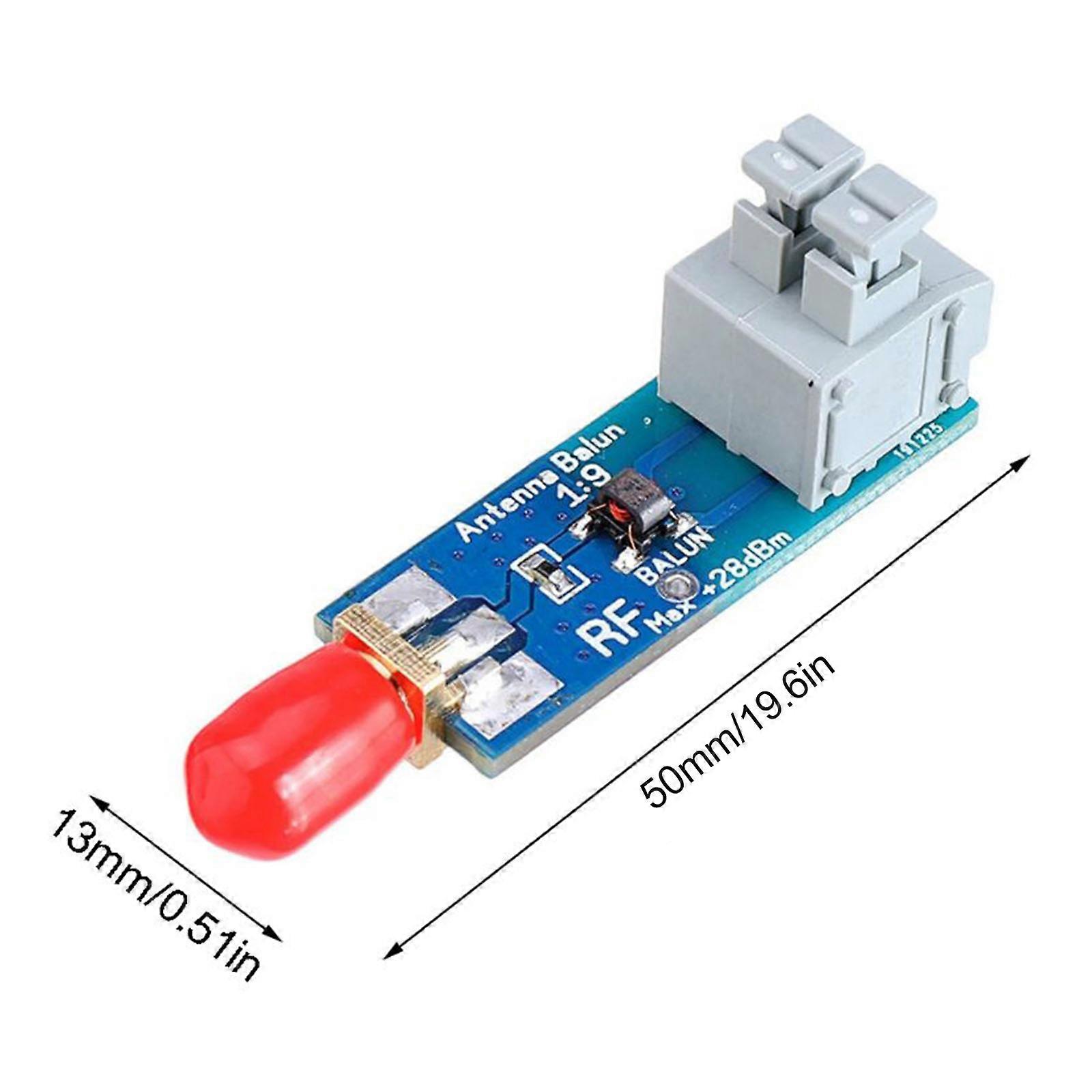 1:9 HF Antenna Balun Tiny 1:9 Balun Frequency Band Long Wire HF Antenna Board Receiver Blue