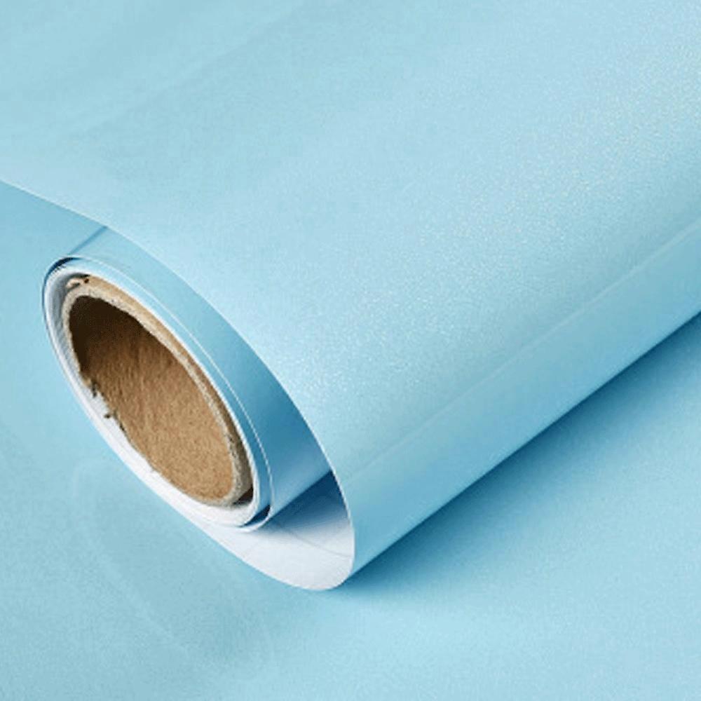 Glatt veggtapet vanlig tapet 40cm*1m blå