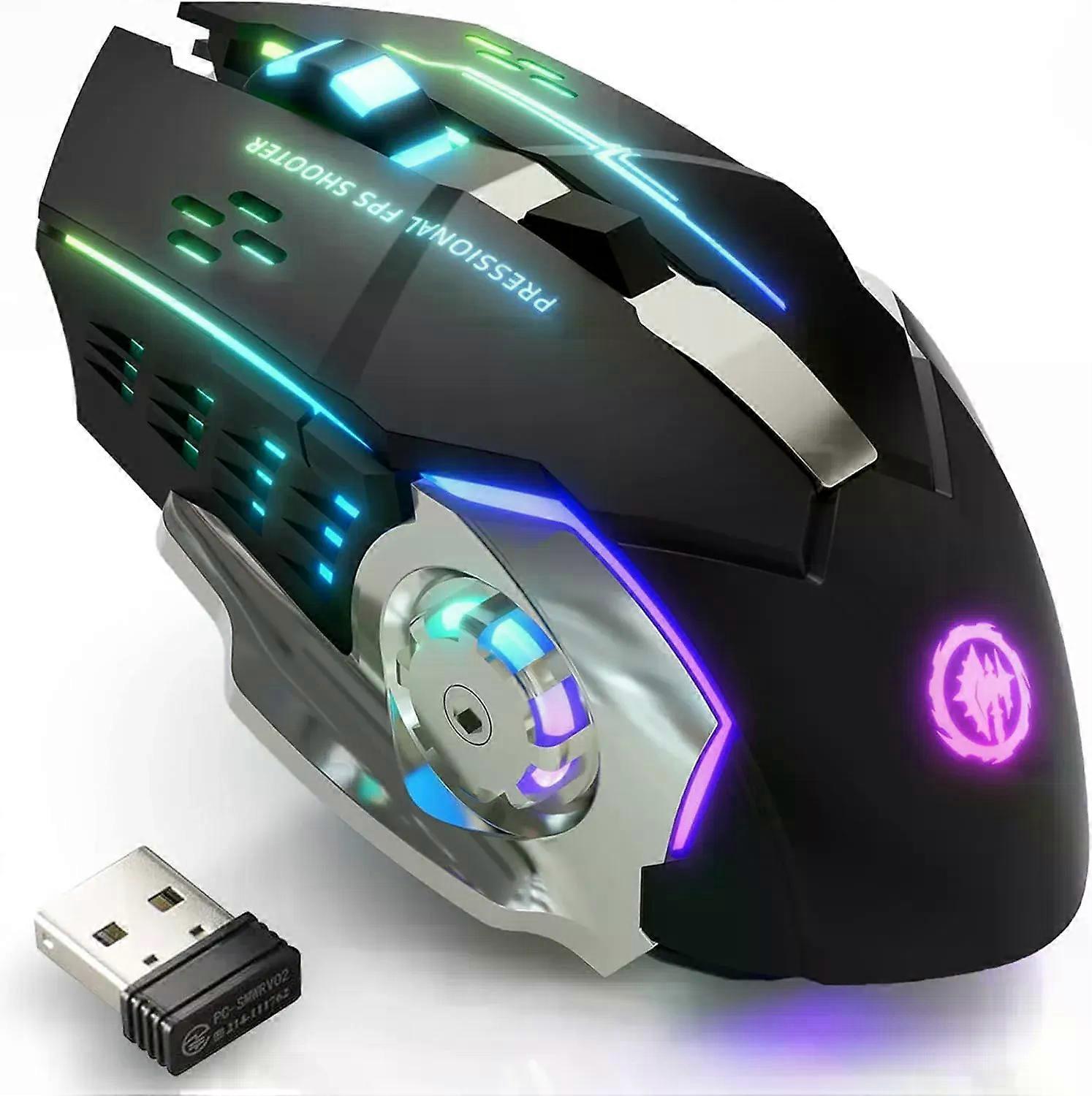Bluetooth Mouse Gaming Computer Rechargeable Wireless Mouse USB Mechanical E-Sports Backlight PC Gamer Mouse For Computer gaming