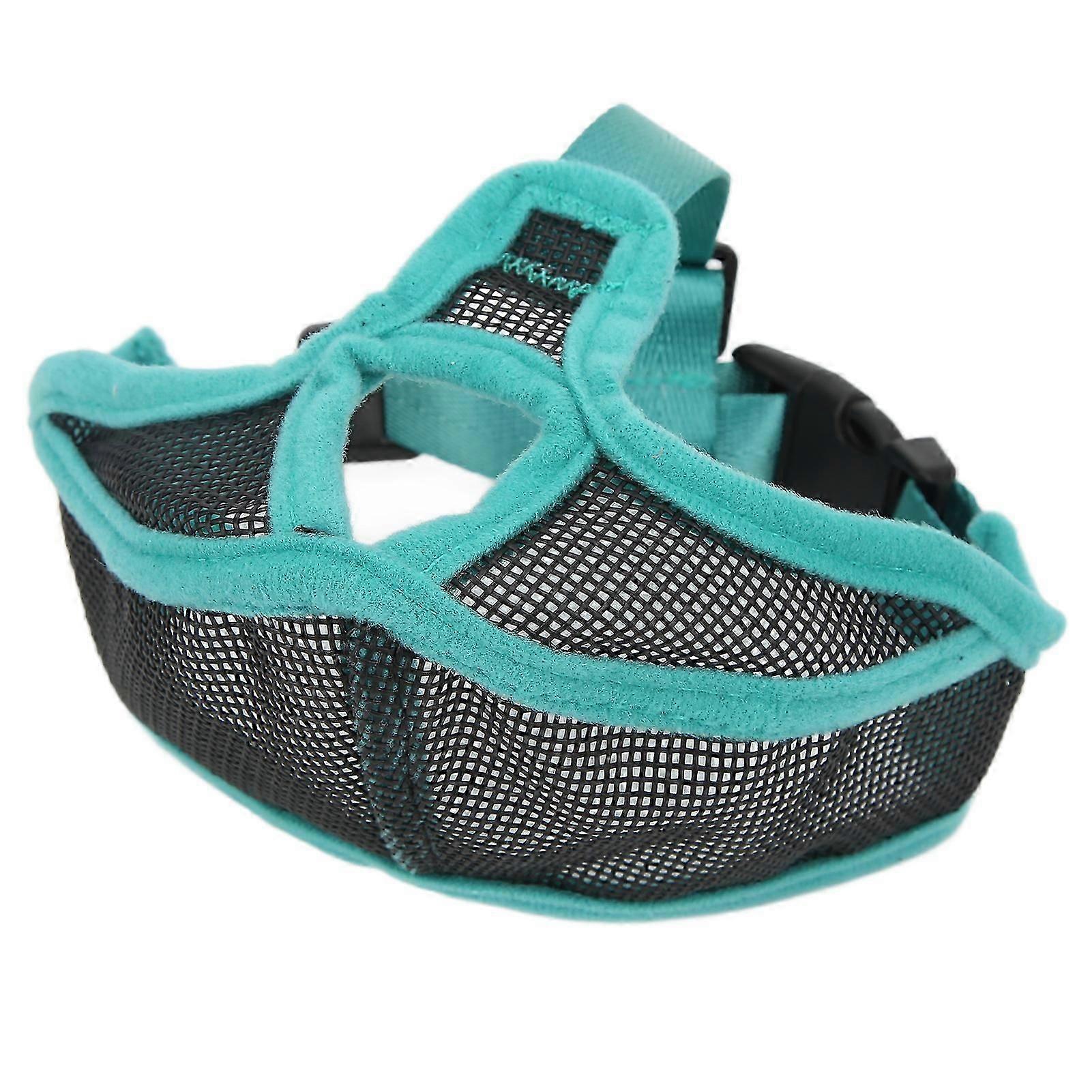 Adjustable Breathable Mesh Bulldog Muzzle for Short Snout Dogs - Anti-Biting Dog Muzzle