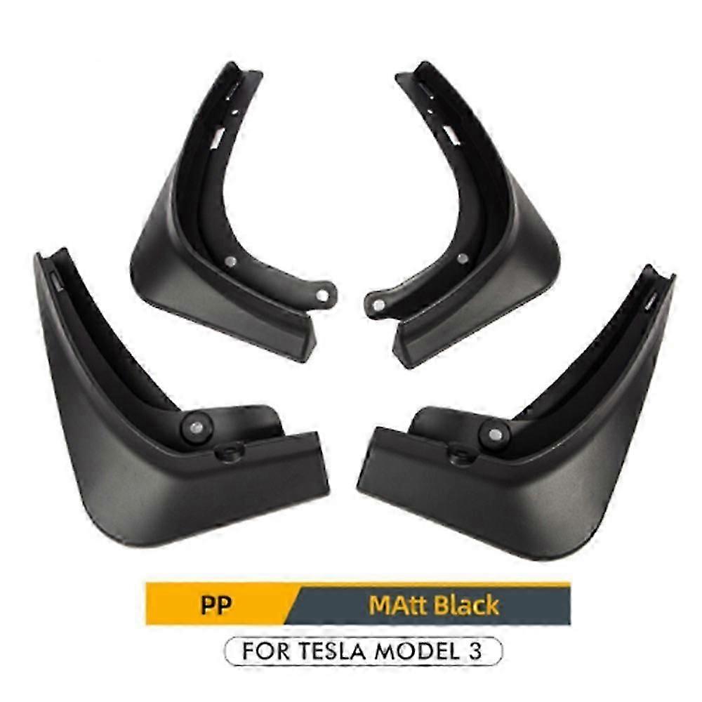 Apply 4Pcs Car Mud Flaps For Tesla Model 3 Model Y Mudguards Splash Guards Fender Front Rear Wheel Mudguard For Model3 ModelY Fender
