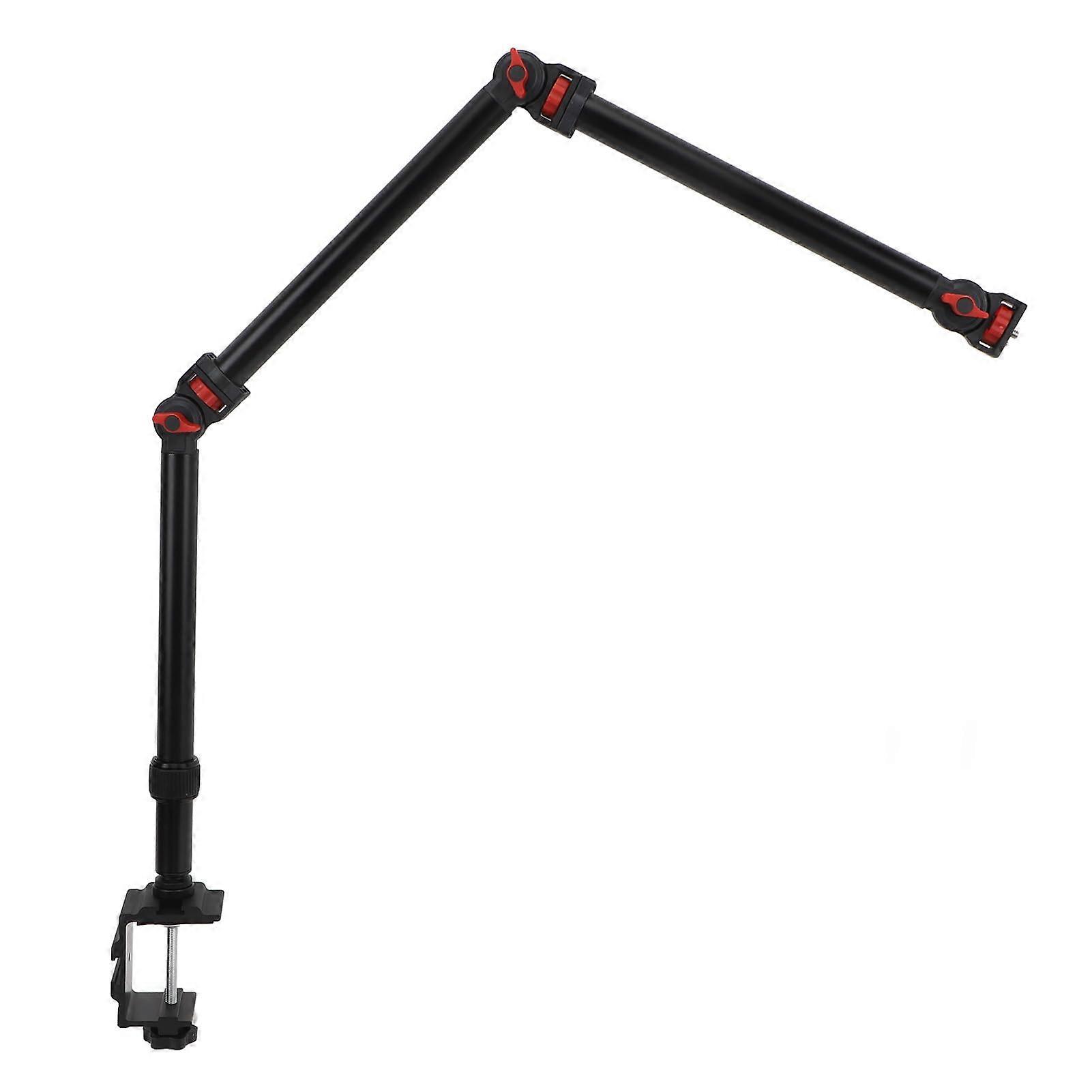 Camera Arm Bracket Mount, Flexible Extendable Clamp Stand, with 1/4in Screw, Adjustable 3 Section Arm