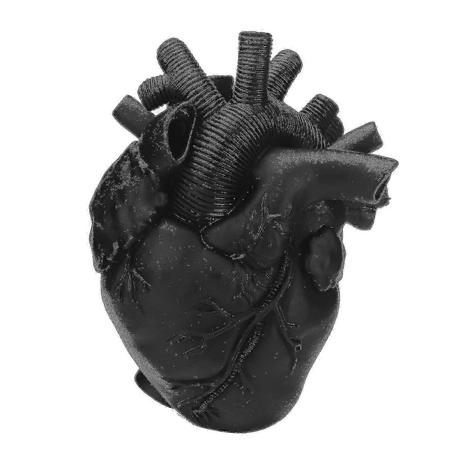 30% הנחה על אגרטל לב אנטומי שרף, עיצוב עציץ פסל אגרטל בצורת לב אנושי