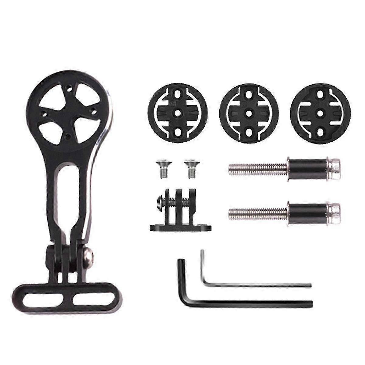 Adjustable Speedometer Extension Bracket Aluminum Alloy Bicycle Computer Holder for Replacement B