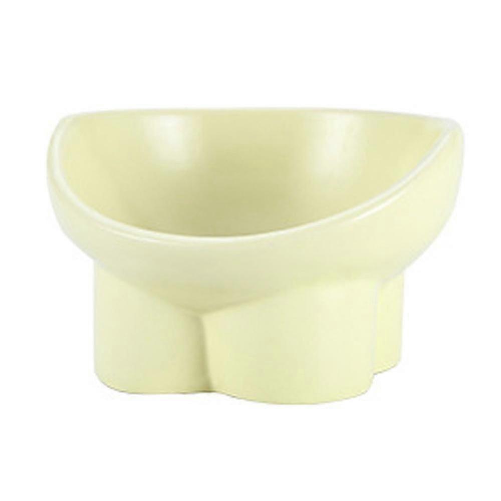 高架キャットボウル セラミック隆起キャットフードボウル ペットのSを保護するため