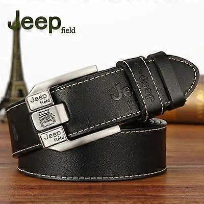 Μόδα Mens casual γνήσιο δέρμα ζώνη υψηλής ποιότητας αγελάδα ρετρό πόρπη καρφιτσών ζώνη για τζιν άνδρες σχέδιο καφέ ζώνες 3.8cm πλάτος