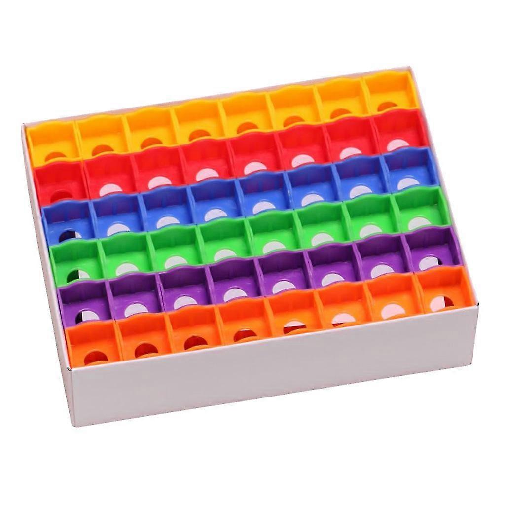 144 Pieces/Box Multicolor Snooker Billiards Pool Chalk Holders Cases