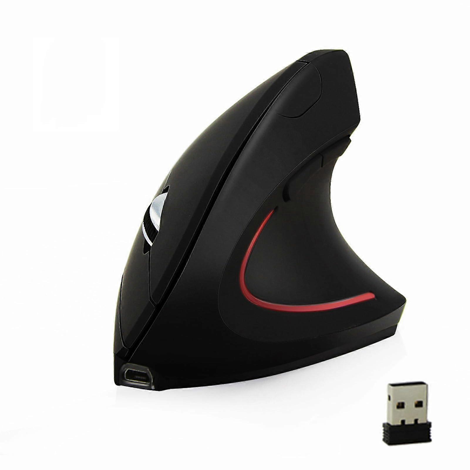 Wireless Bluetooth Vertical Mouse, Ergonomic 800/1200/1600DPI Colorful Backlight Mice
