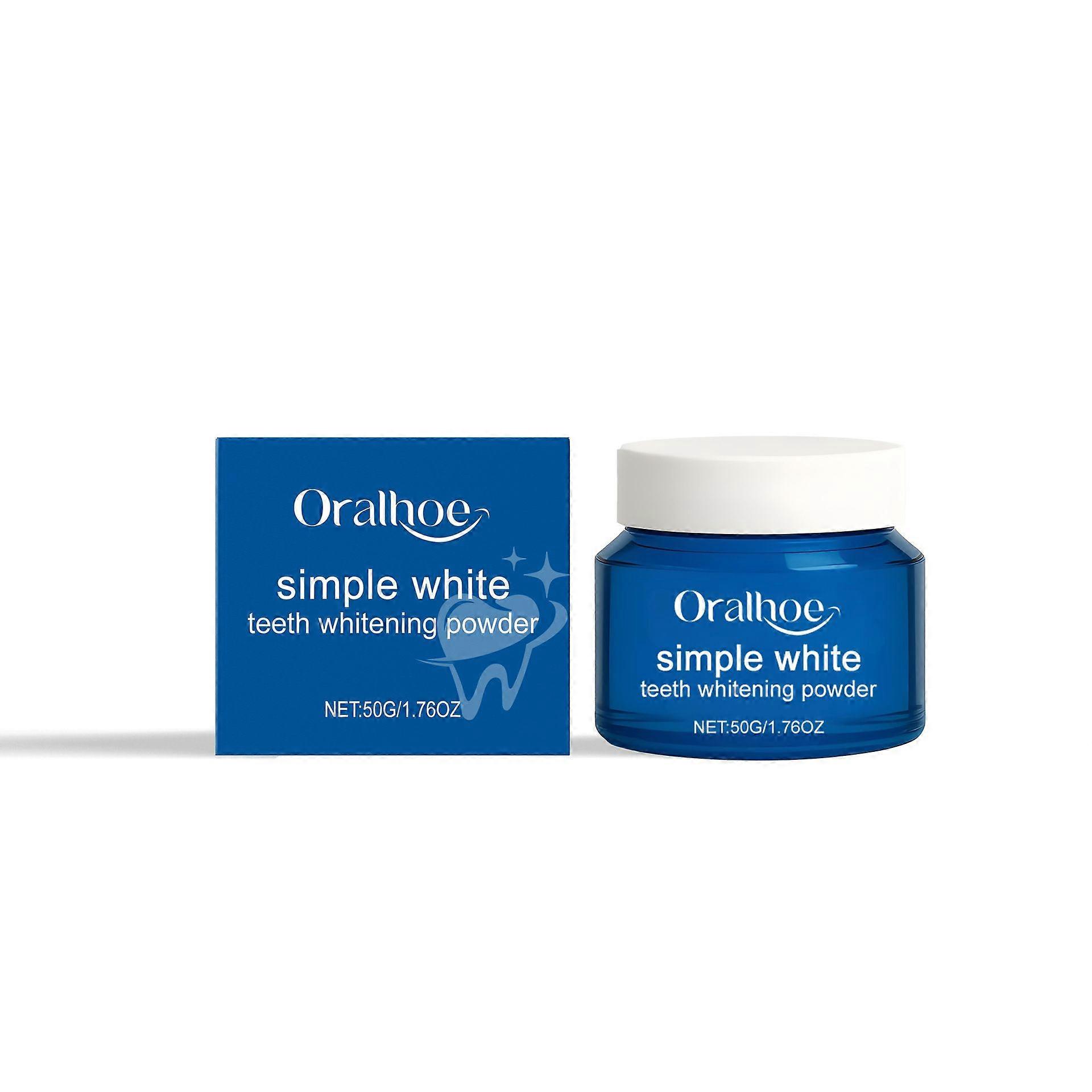 Teeth Whitening Powder - Enamel Safe, Tooth Whitening Powder for a Bright Smile, Toothpaste Powder Removes Stains, Fresh Breath