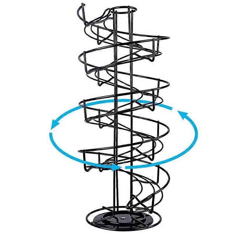 Rotatable Coffee Capsule Pod Holder Storage Egg Tower Stand Shelves