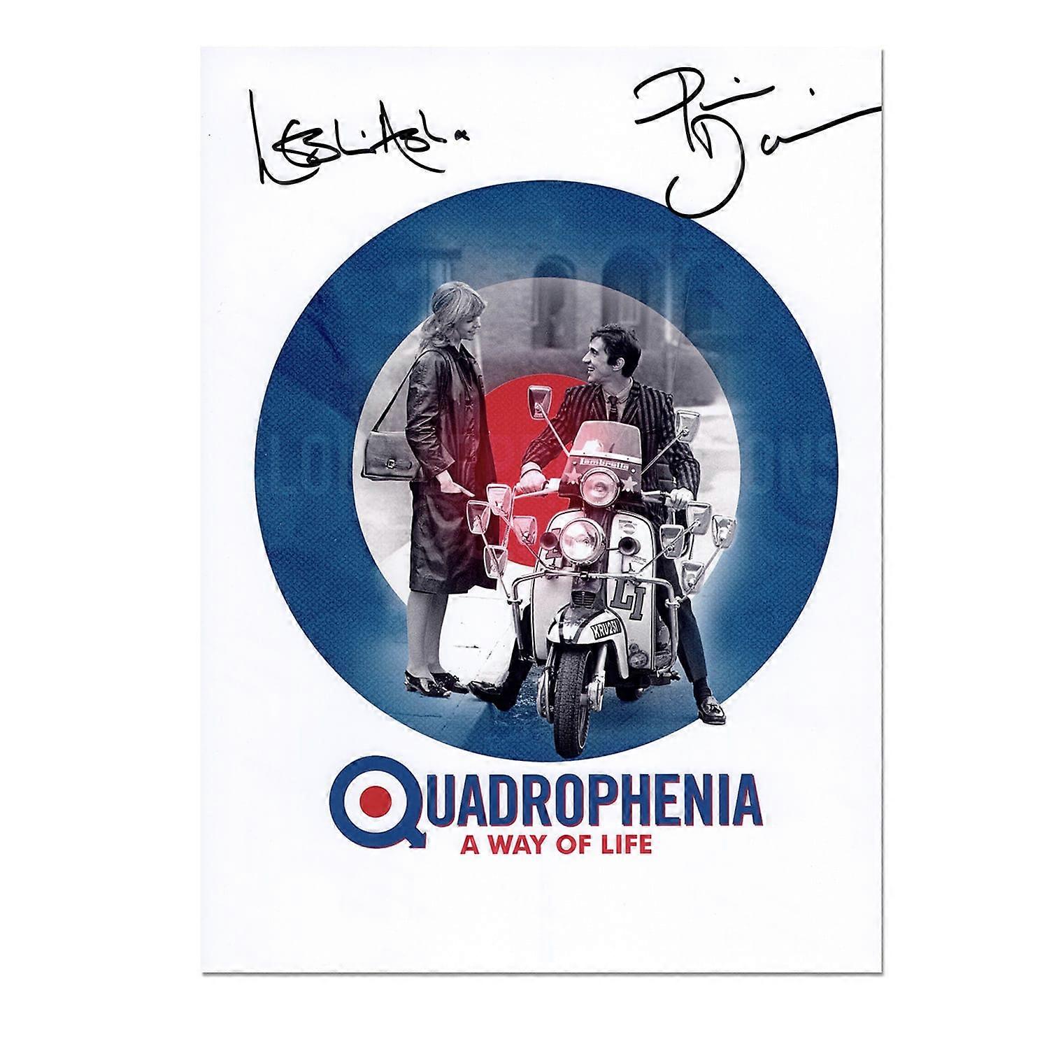Phil Daniels & Leslie Ash Signed Quadrophenia Poster