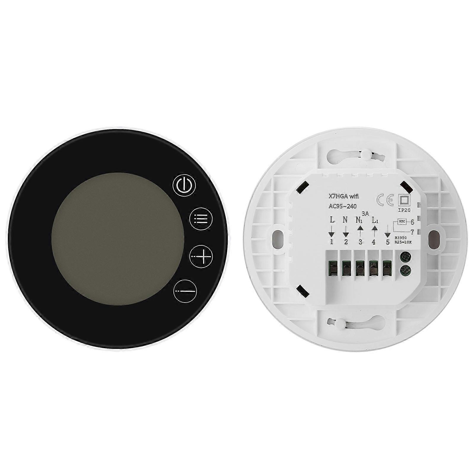 Tuya WiFi LCD Display Intelligent Thermostat Programmable Temperature Controller APP Compatible with Home Voice Control