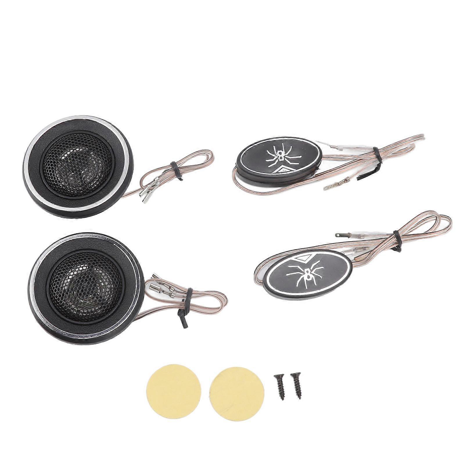 2pcs Dome Tweeter 150W 4 Ohm Built in Capacitors Car Loudspeaker for All Car o Systems