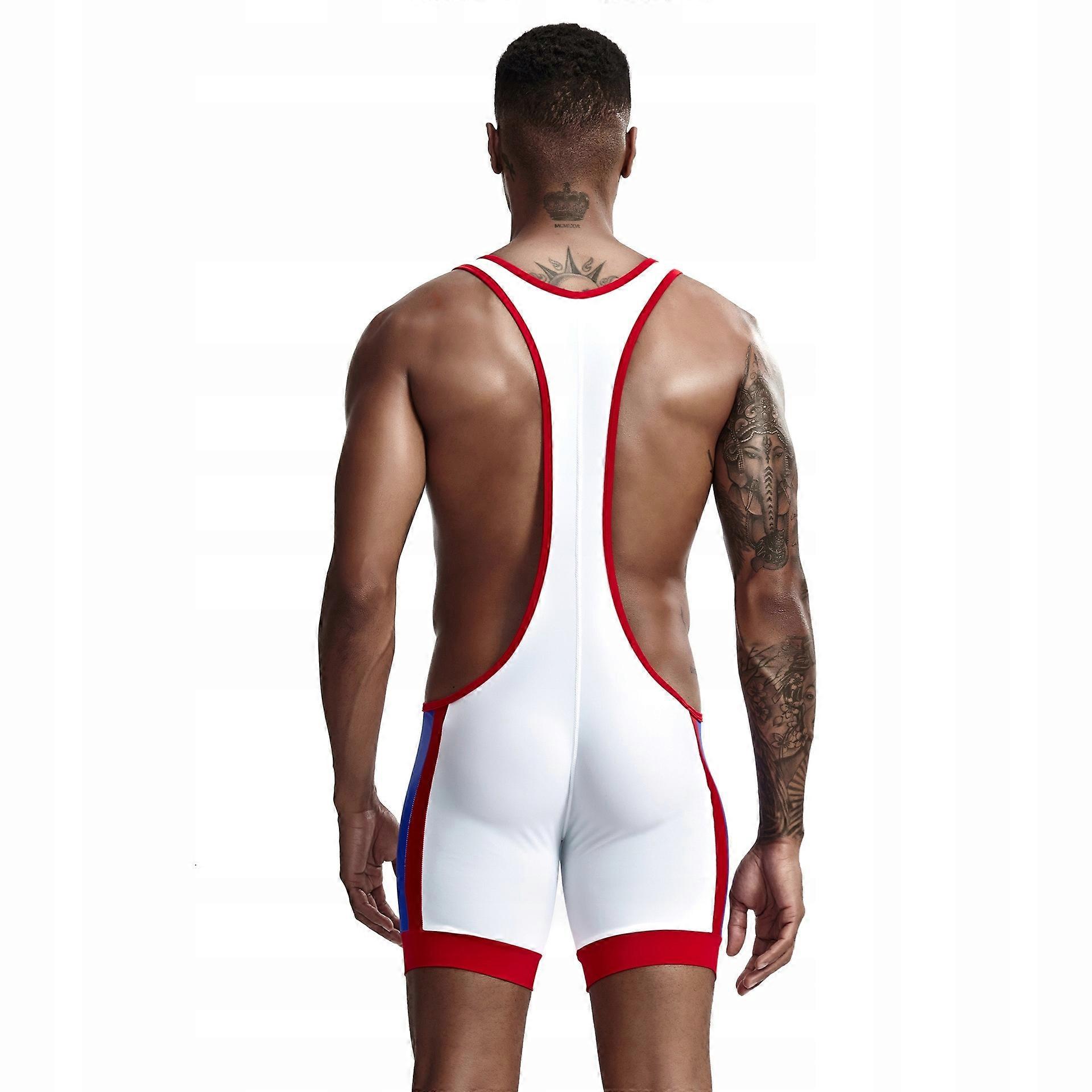 Maillot Singlet de Lucha Libre Ropa Interior Hombre L