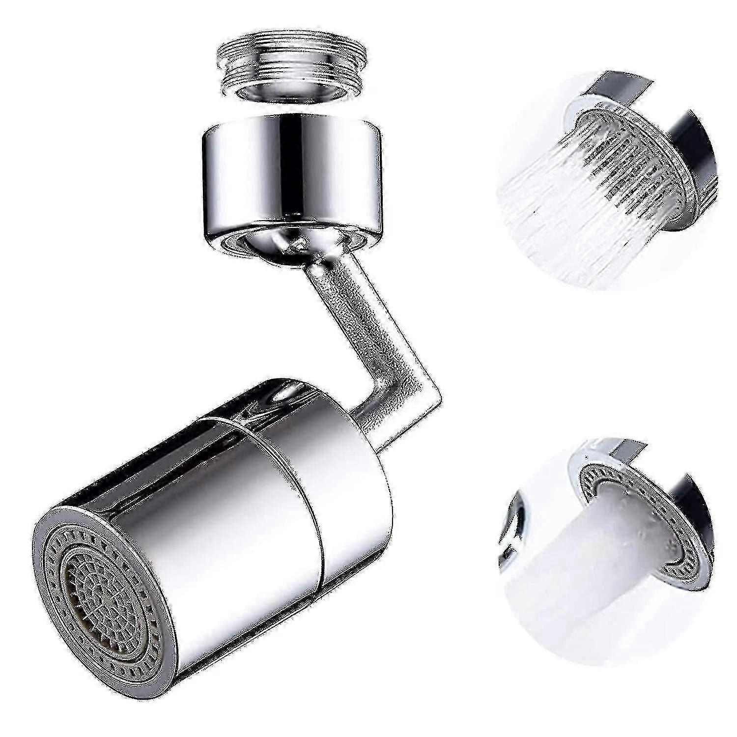 Faucet Extension 1080 Rotatable Splashproof Filter Swivel Faucet Spray Compatible With Kitchen Single Mode-