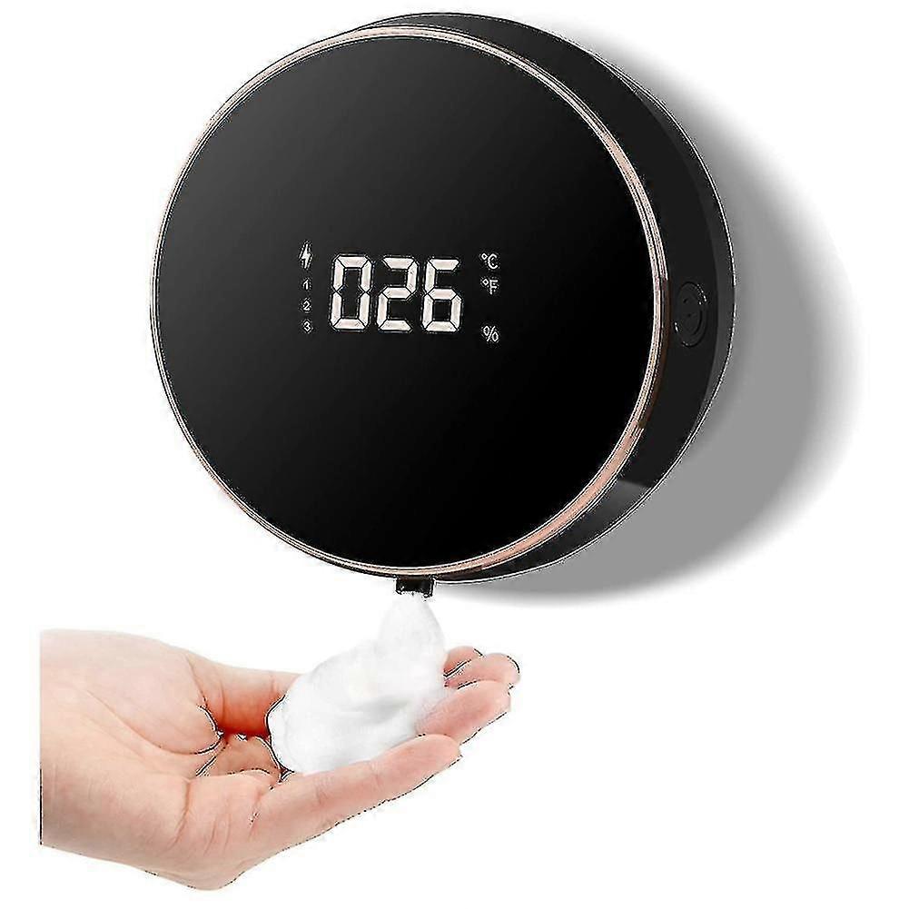 Soap Dispenser Automatic, Electric Soap Dispenser Wall Mounted Touchless Foam Soap Dispenser Black