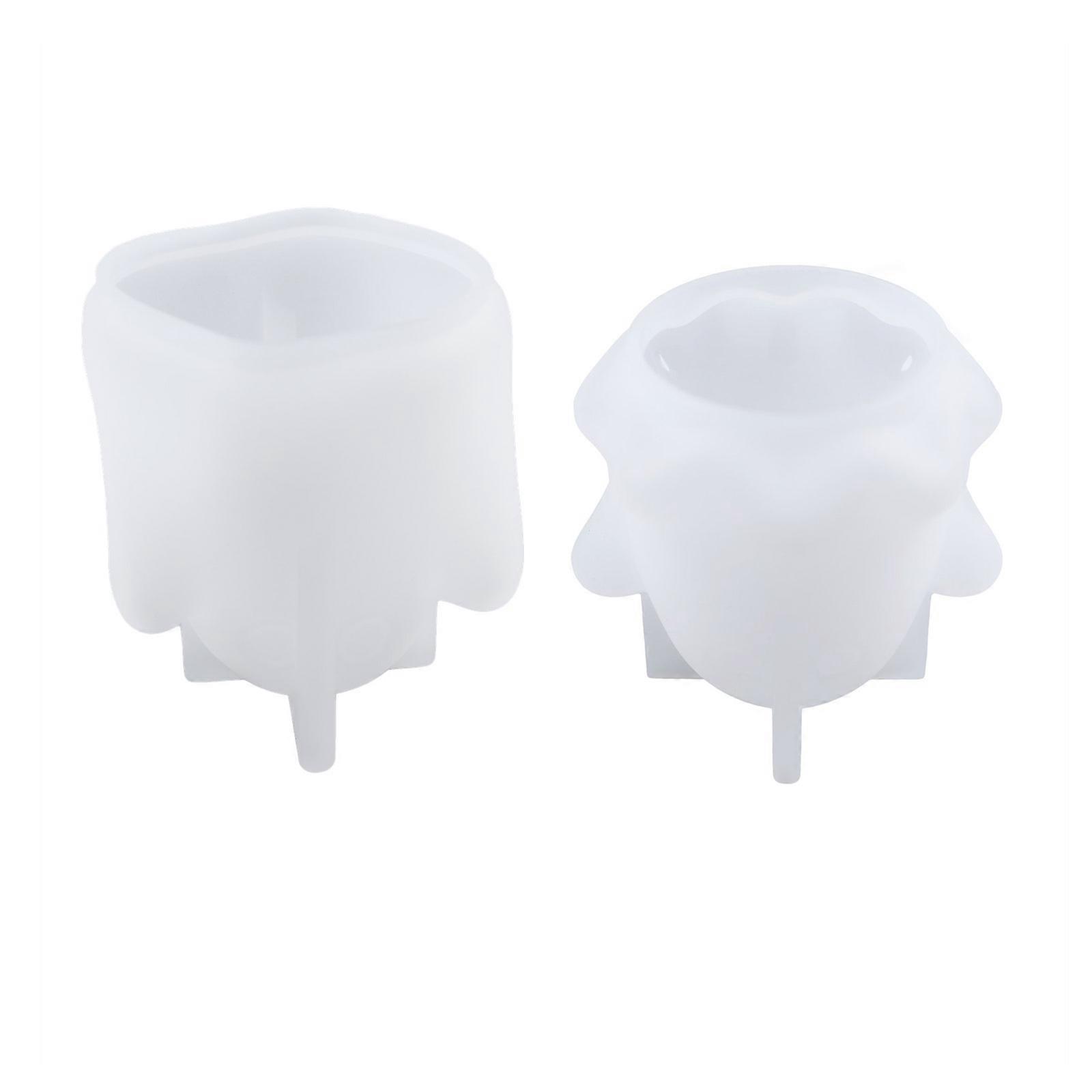 Diy Crystal Epoxy Bedside Lamp Silicone Mold Pendulum Table Mold Table Soft Ceramic Plaster Ornament Home Decorations Multicolor