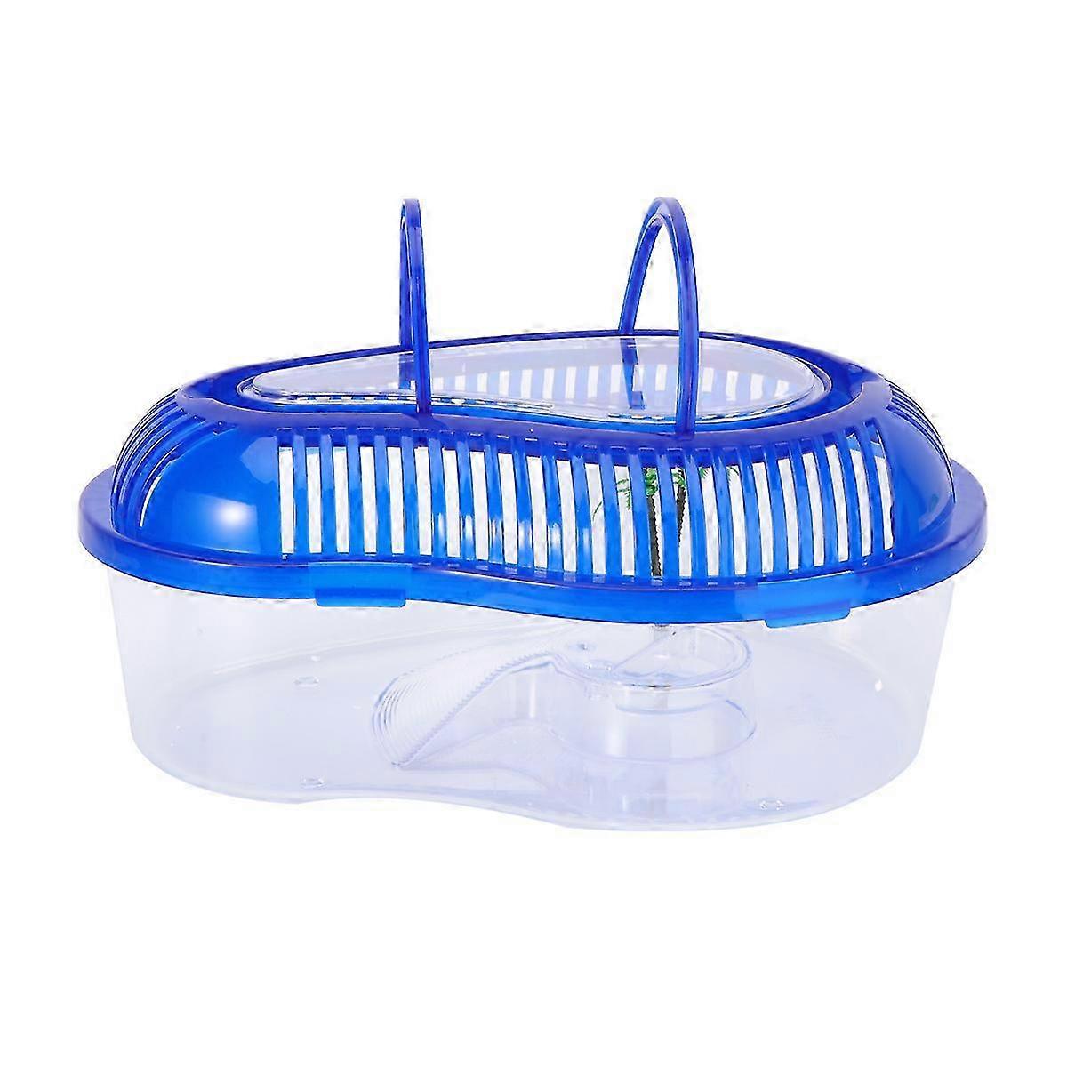 1PC Plastic Turtle Breeding Box with Drying Platform & Handle Cover - Size L