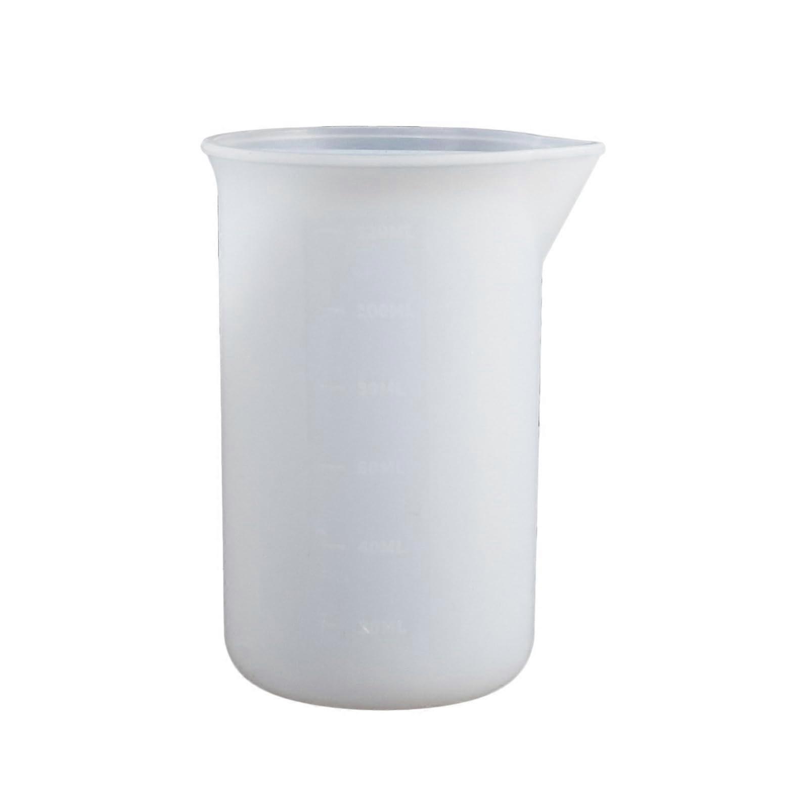 Langkapazität 120 silicone measuring cup for resin and craft mixing tools with precise scale daily