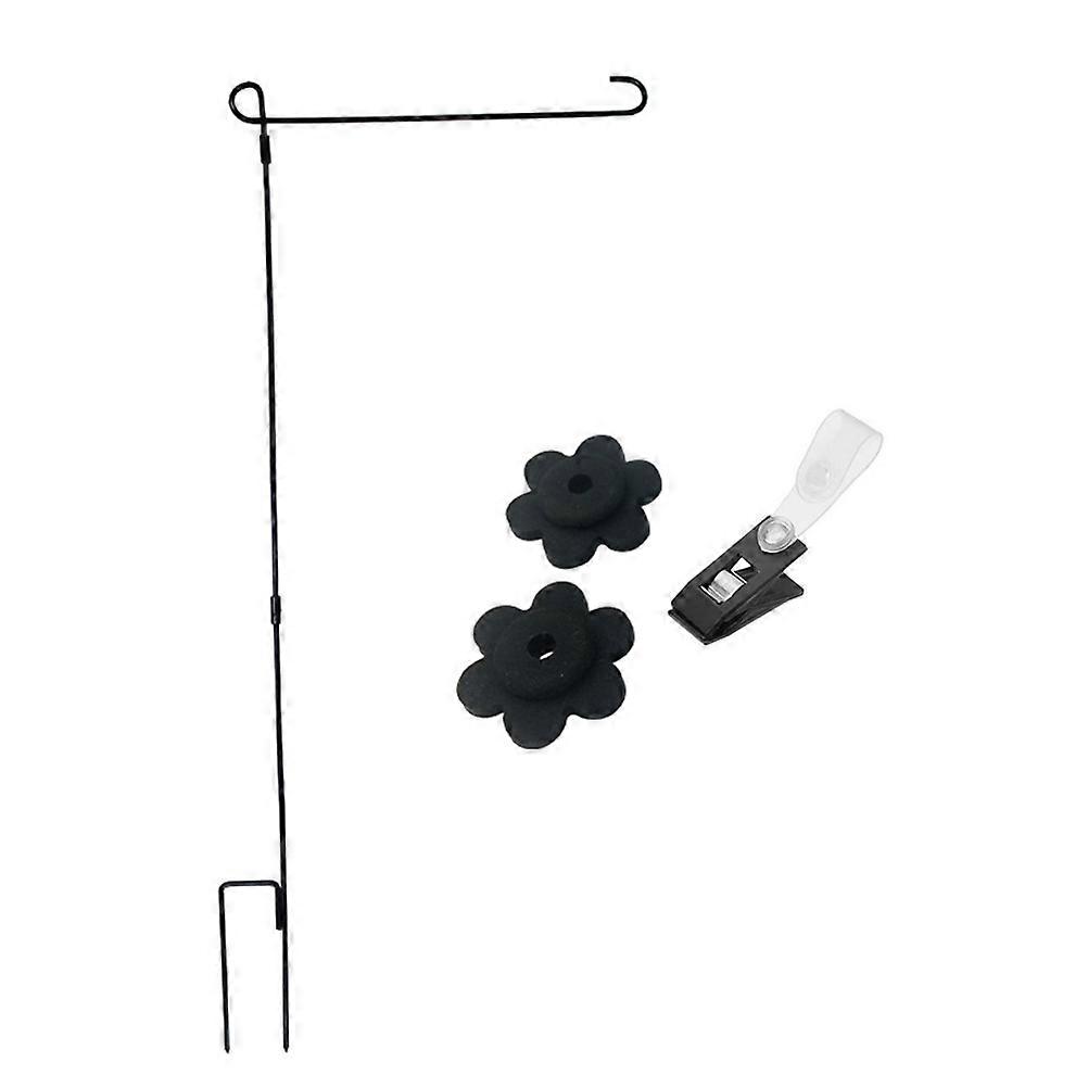 Decorative Flagpole Bracket, Robust Stand for Garden Flags, Simple Assembly Required