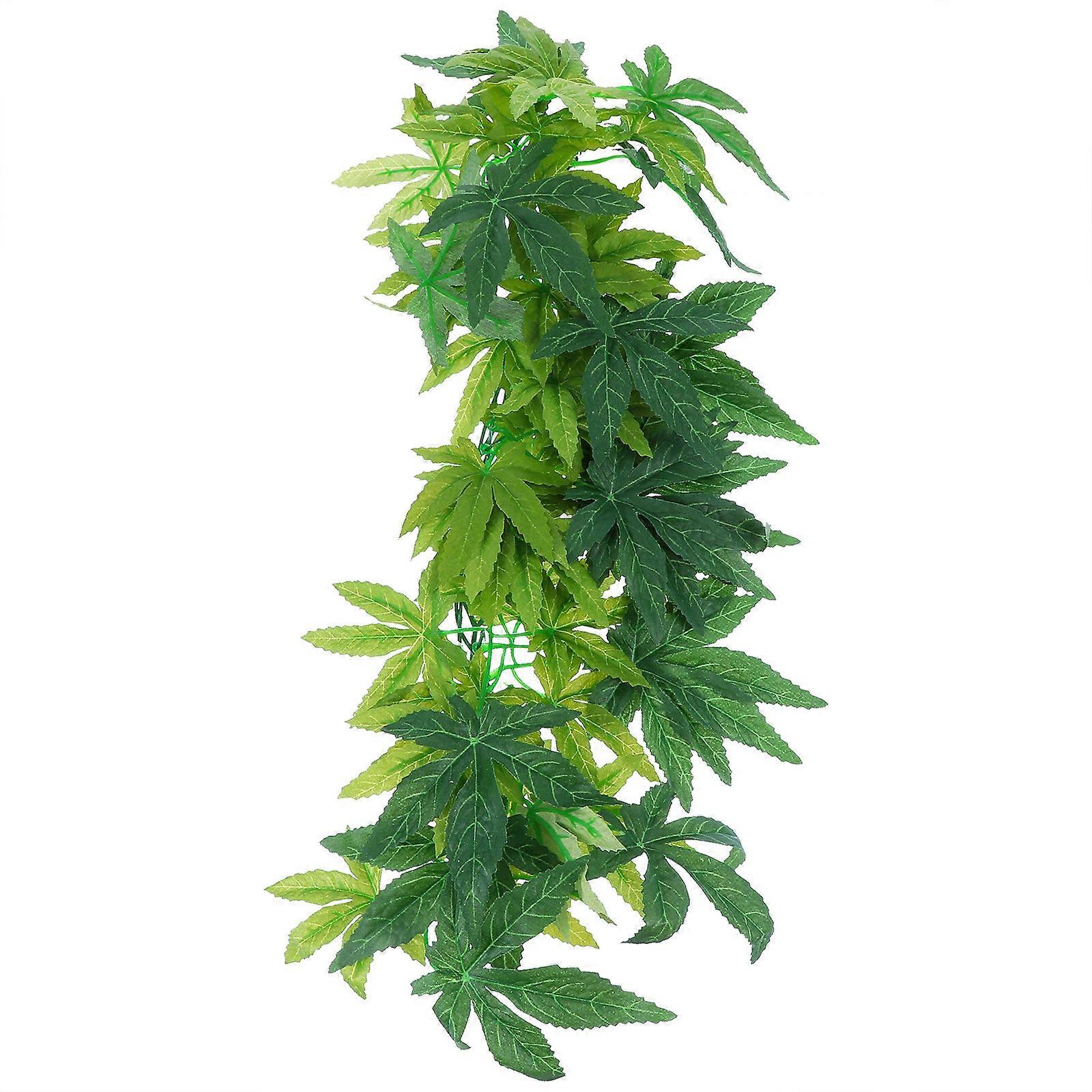 Artificial Rattan Reptile Vines Simulation Plant for Pet Habitat Decor, Safe for Climbing, Suitable for Bearded Dragons, Lizards, Frogs, Snakes