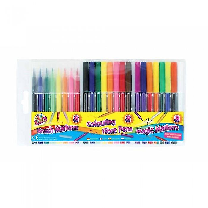 Ensemble de stylos colorants ArtBox (Pack de 24)