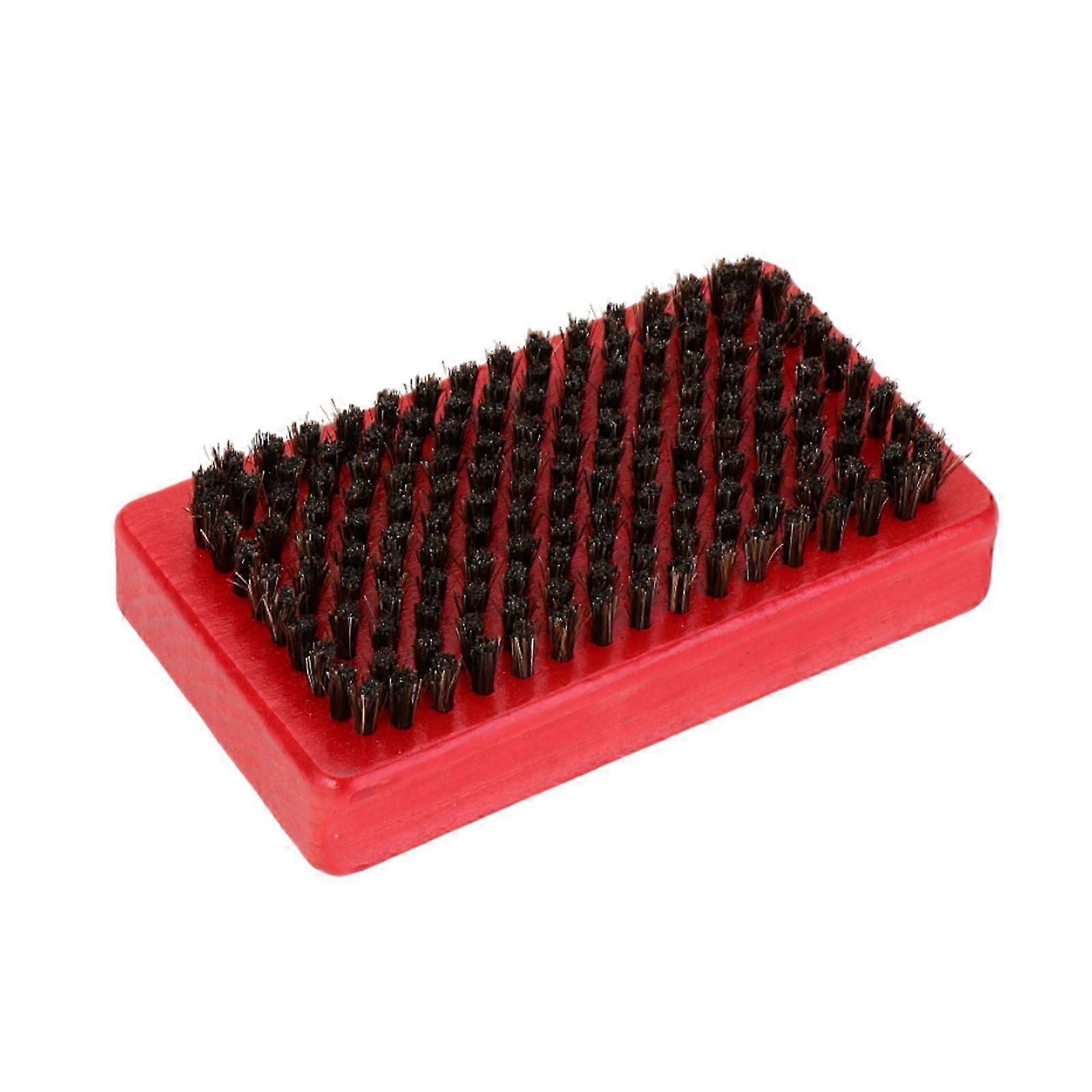 Compact Horsehair Brush for Snowboard and Ski Wax Removal and Tuning Equipment