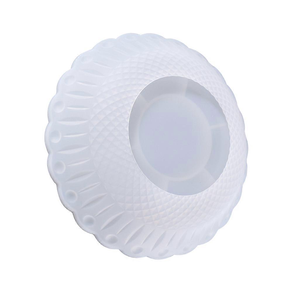 Silicone Fruit Plate Mold with Lace Design   Reusable Storage Tray for Decorative Food Serving and Creative DIY Projects