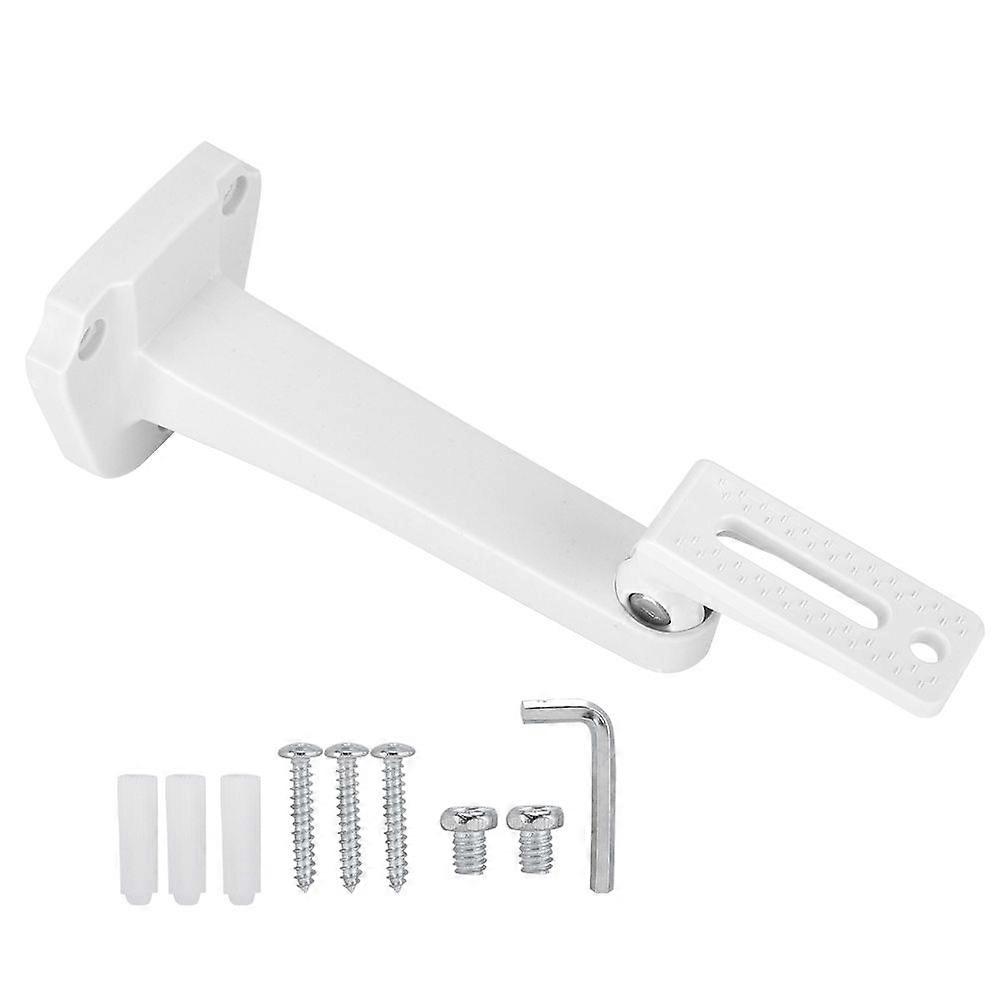 Mini White Wall Mount Camera Bracket Stand Surveillance Security Cam Support