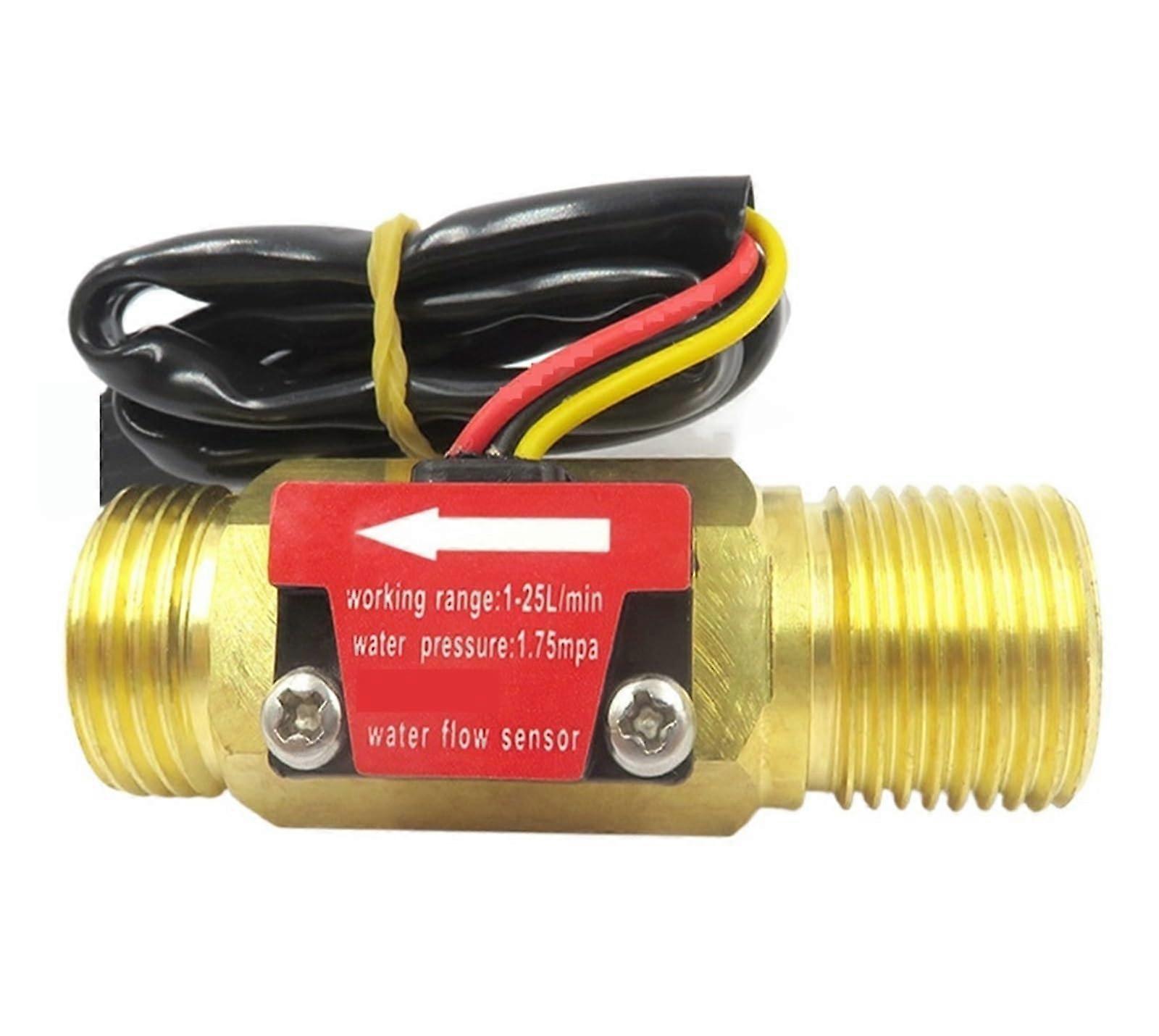 Water Flow Sensor BSP G1/2' Hall Flow Sensor 125L/min(YFB2)