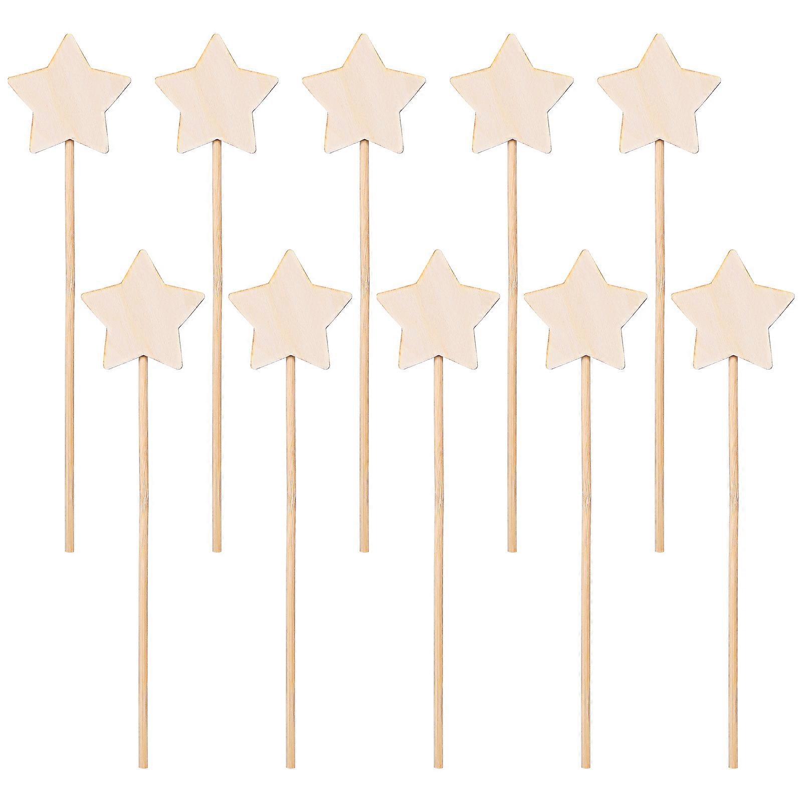 Fairy Sticks 10pcs for DIY Craft Wands – Lightweight & Easy to Use for Creative Play, Dress Up Parties, and Birthday Celebrations – Enhances Hand Eye