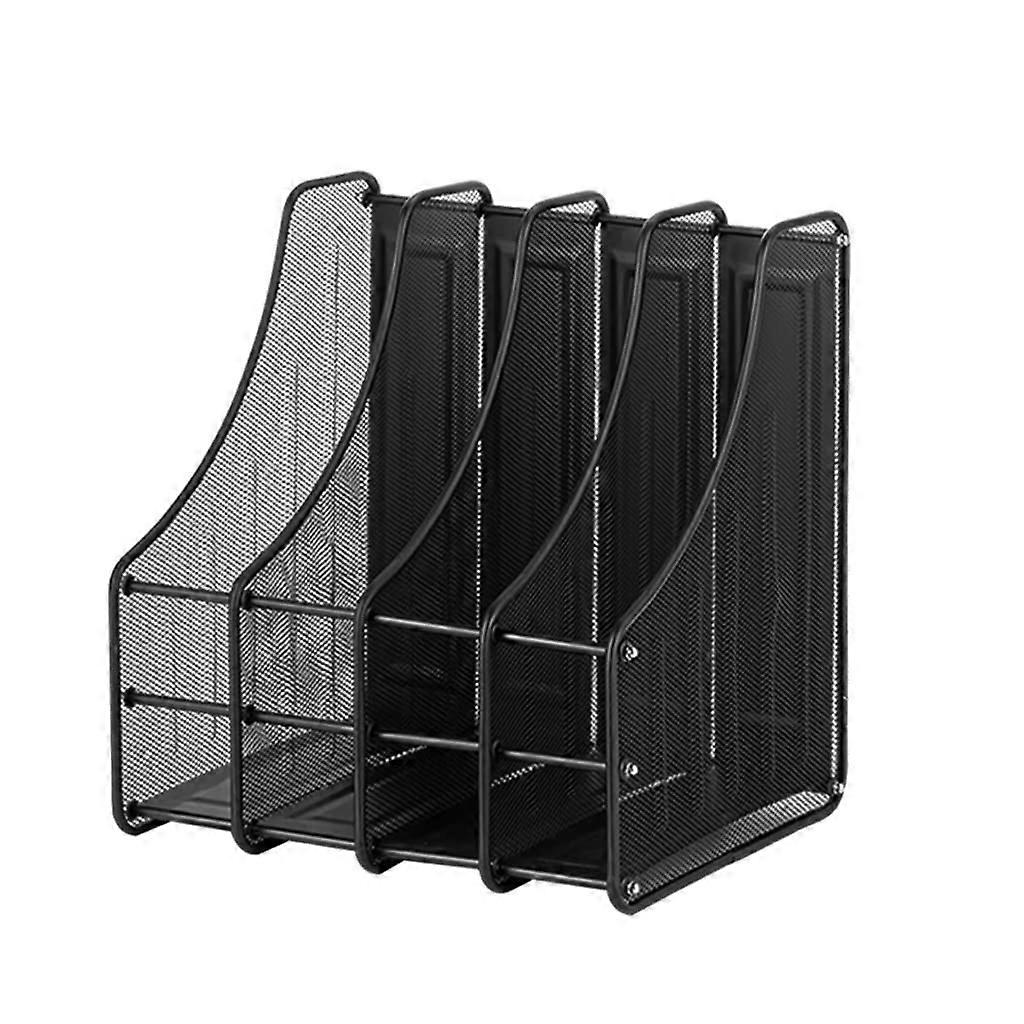 Magazine collector holder, 3/4 compartment, wire mesh, for the desk, document tray, organizer for magazine collector