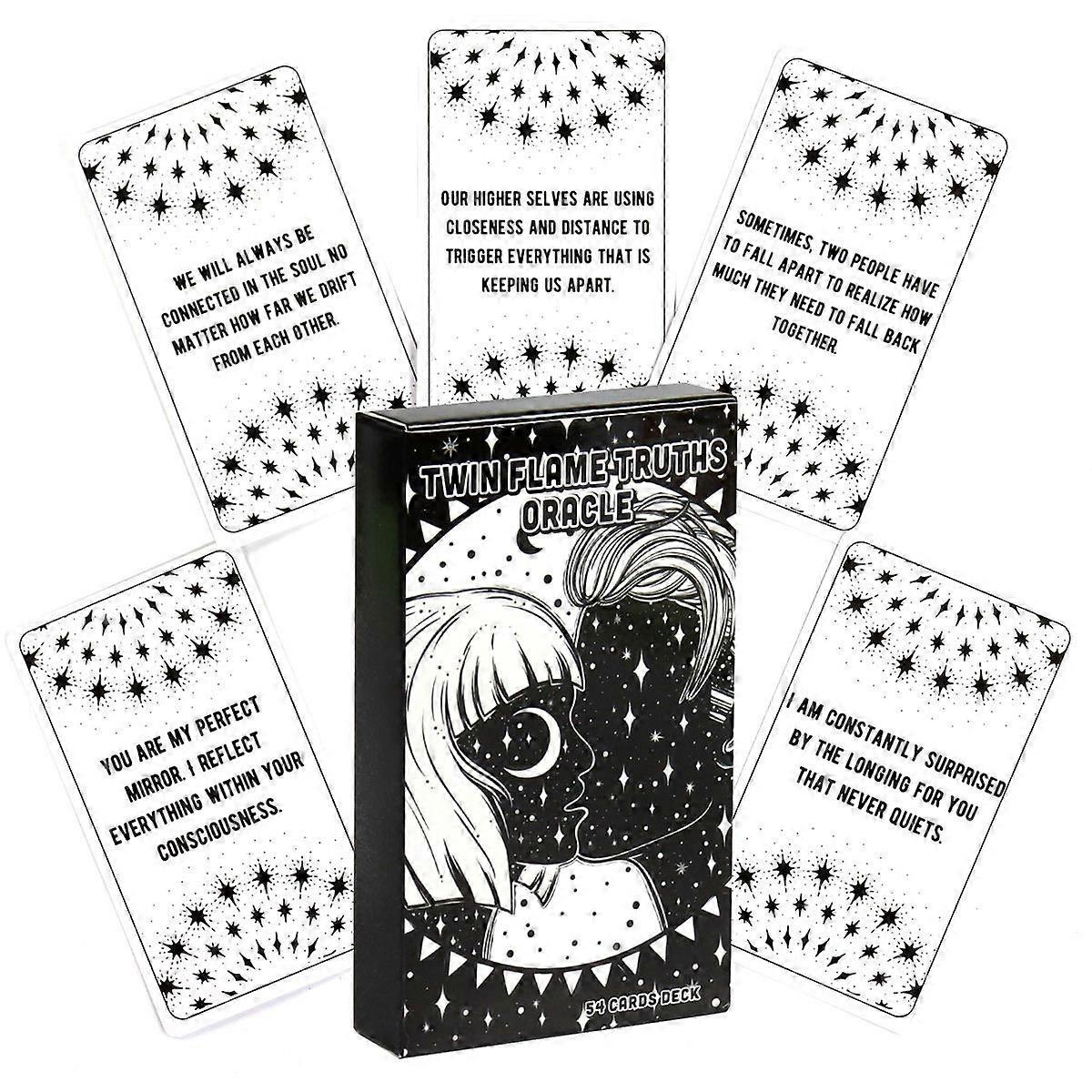 Twin Flame Oracle Cards: Love Journey, Guidance, Truths Deck