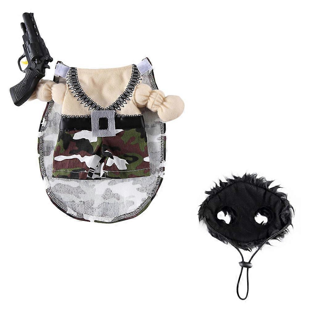 Pet Costume for Party Photo Taking Cat Dog Assorted Color L 1Set
