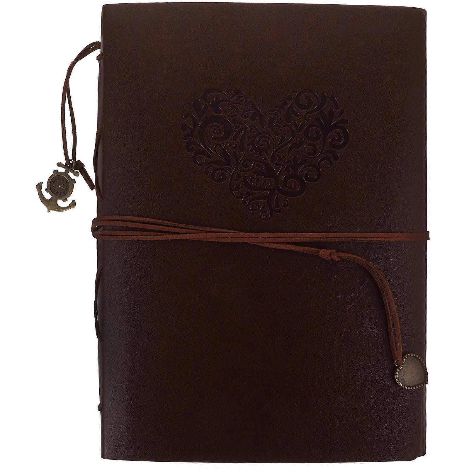 Travel Photo Album Scrapbook Vintage Pu For Family Memories Rectangular Memory Preservation 1Set