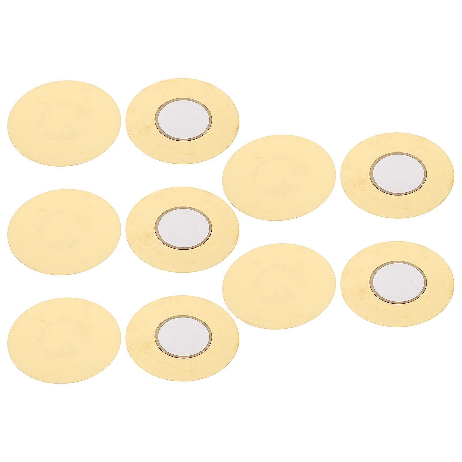 Drum Pickup Transducer Mic For Acoustic Guitars And Instruments 50mm Base Patch Design Sound Transmission 10Pcs