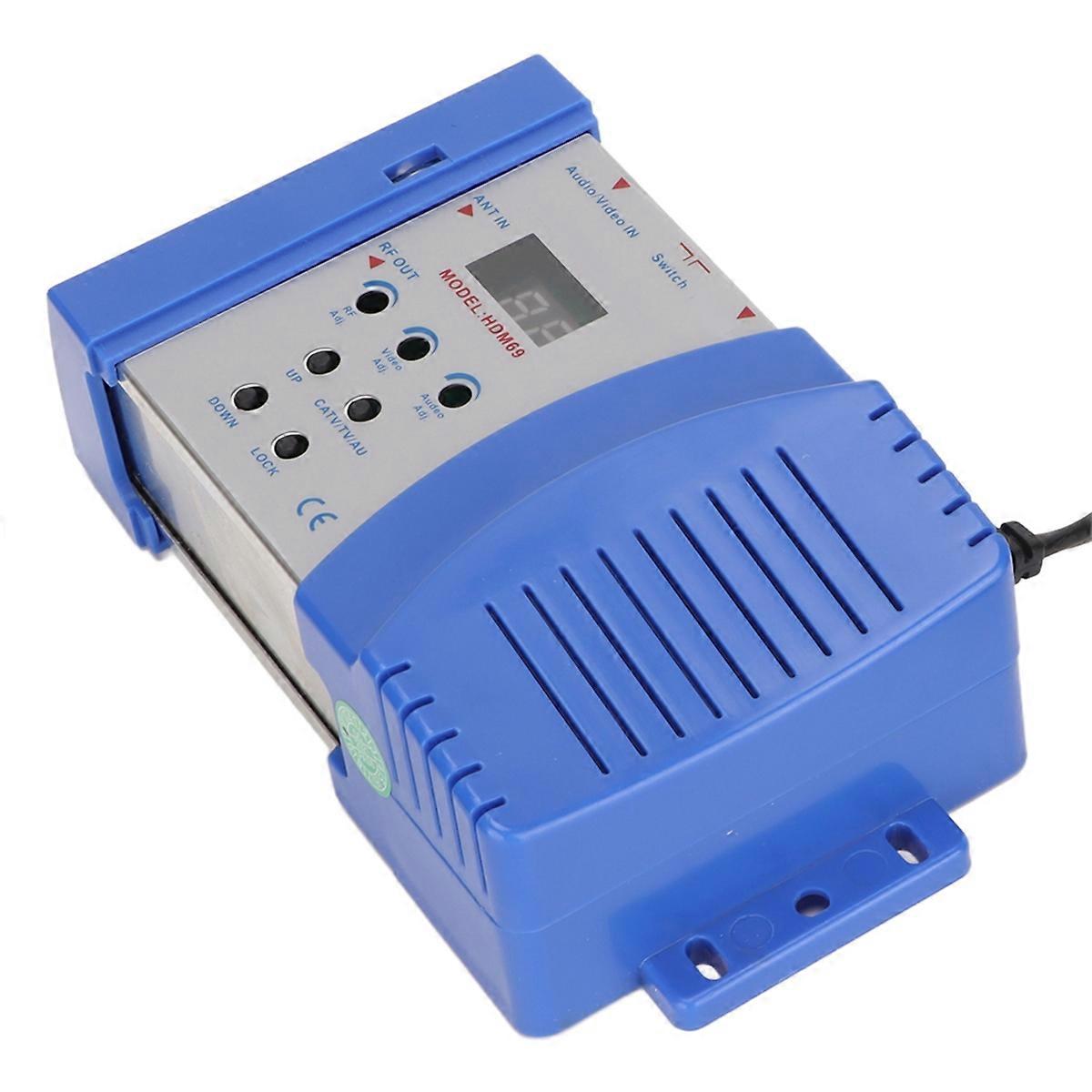 HD Modulator PAL NTSC Format Drive Free HD Multimedia Interface AV to Converter for Home TV EU Plug