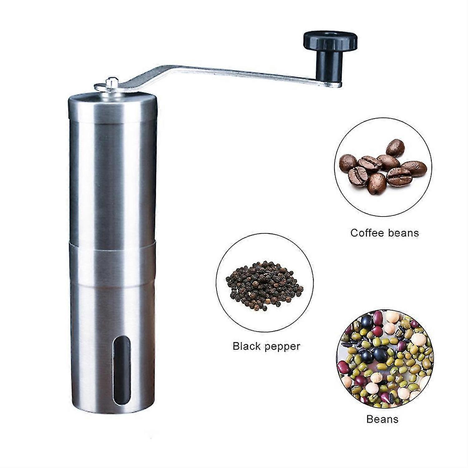 Stainless Steel Hand-cranked coffee grinder