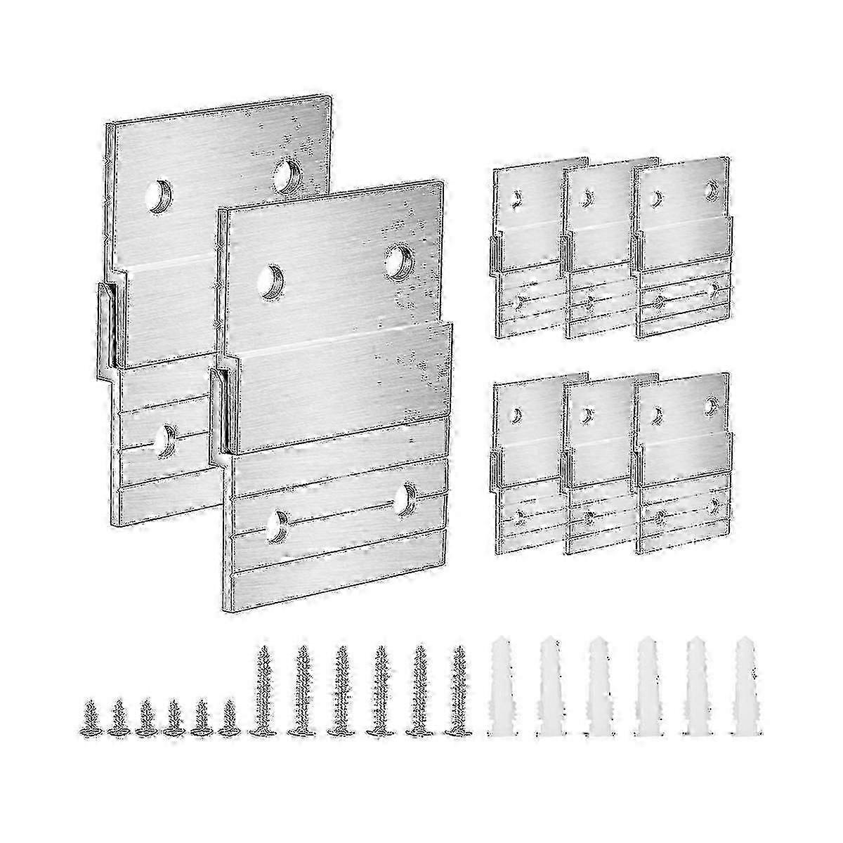 5 tuuman ranskalainen kiinnikkeen ripustin, raskas metalliripustin, valokuvateline, taidekehyksen seinälaitteisto, Z-tankoripustin