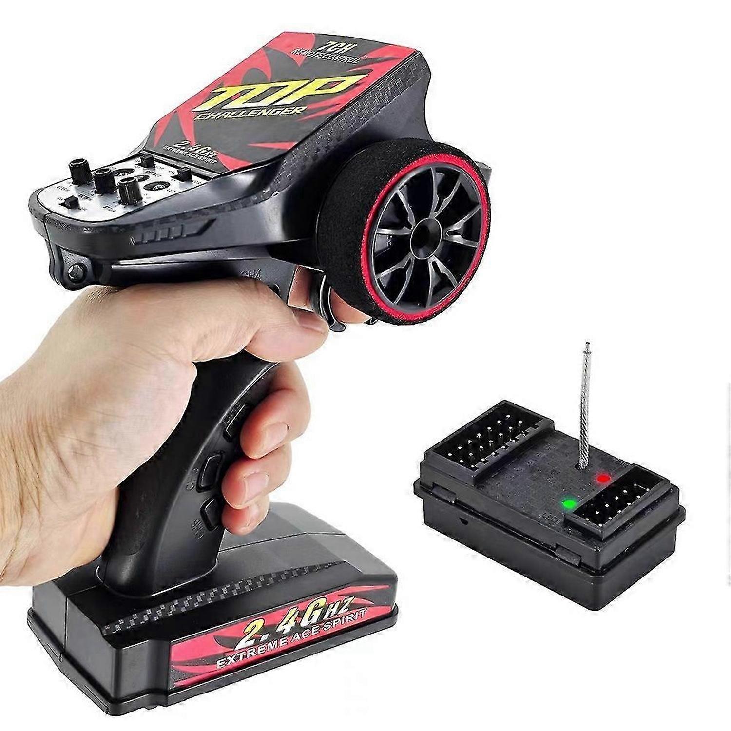 7CH 2.4GHz Transmitter & Receiver ESC Set for 3S Lipo Battery Upgrade Parts for SCY16101Pro,16103Pro