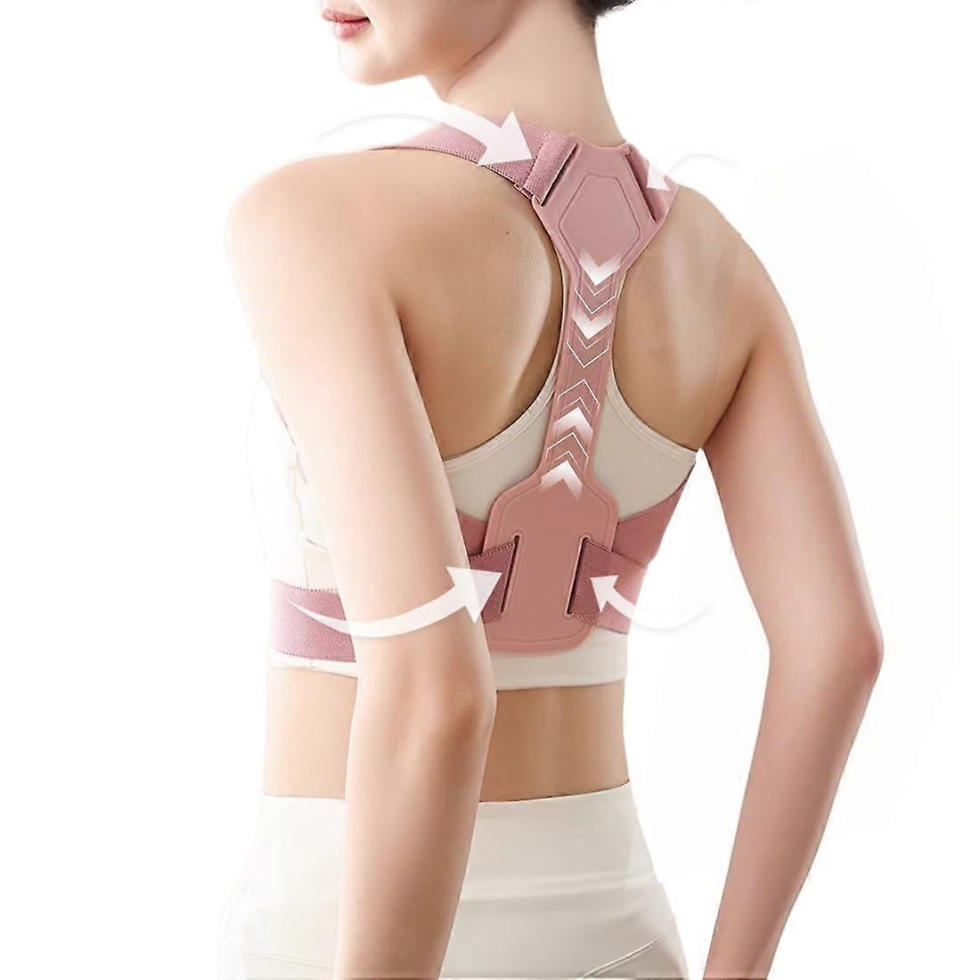 Back Brace for Posture Correction, Adjustable Back Support Belt, Comfortable Shoulder Strap, Breathable Material, Universal Fit