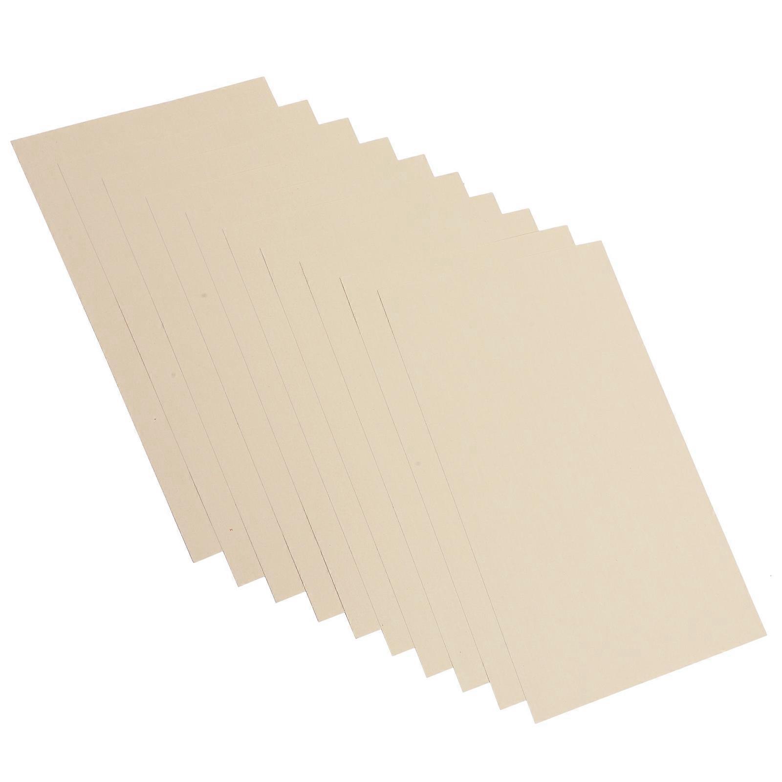 Professional Writing Paper Rectangular Calligraphy Practice Artists Beige 50cm X 30cm 10 Sheets