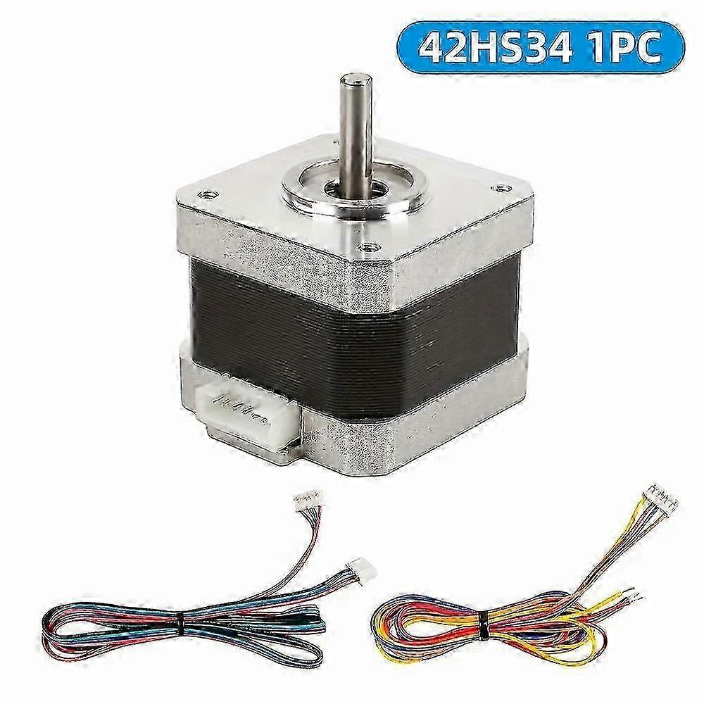 1pc/3pcs Nema 17 34mm Stepper Motor, Single Axis for 3D Printer Printing 1.2A D Shaped Shaft