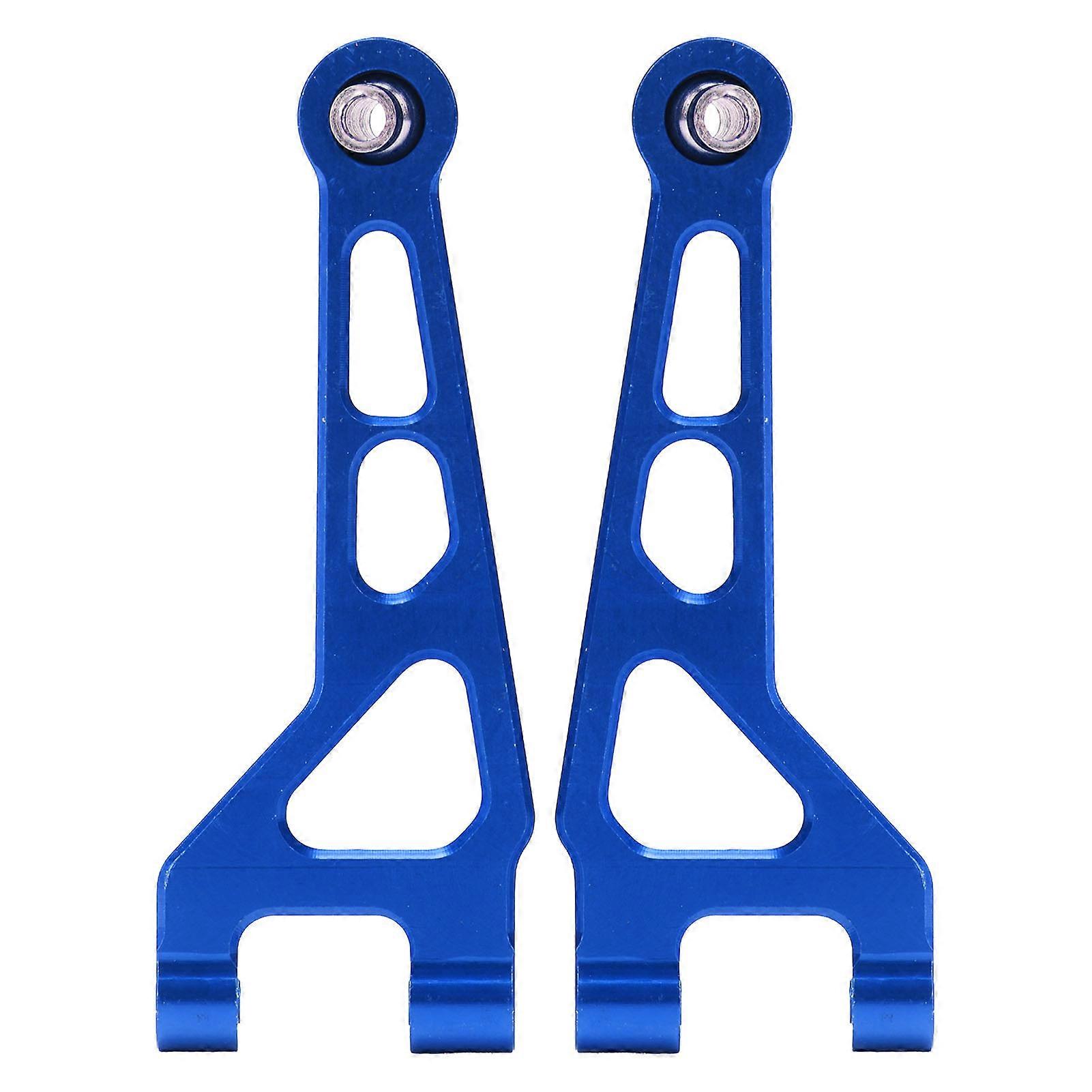 2Pcs RC Car Front Upper Arm Aluminum Alloy Spare Part for MJX 1/16 Remote Control Model 16208 16207 16210 Blue