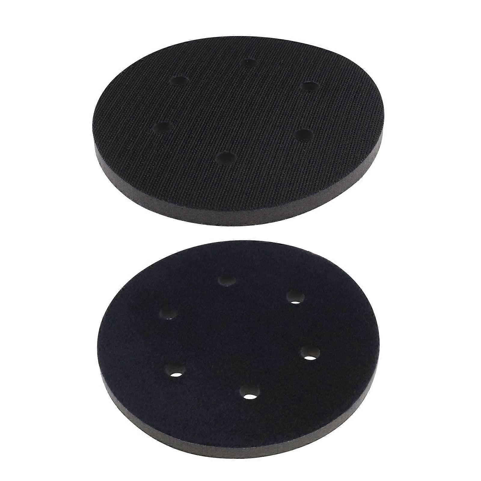 2PCS 150mm Soft Sponge Sanding Pad for Random Sander 6 Holes