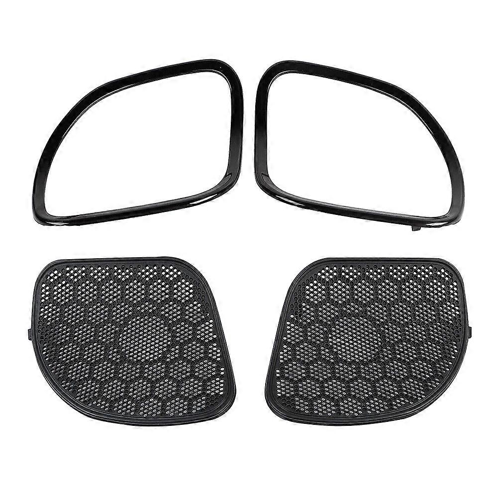 Front Fairing Speaker Mesh Grill Covers Trim for Harley Road Glide FLTRXS 15-Up