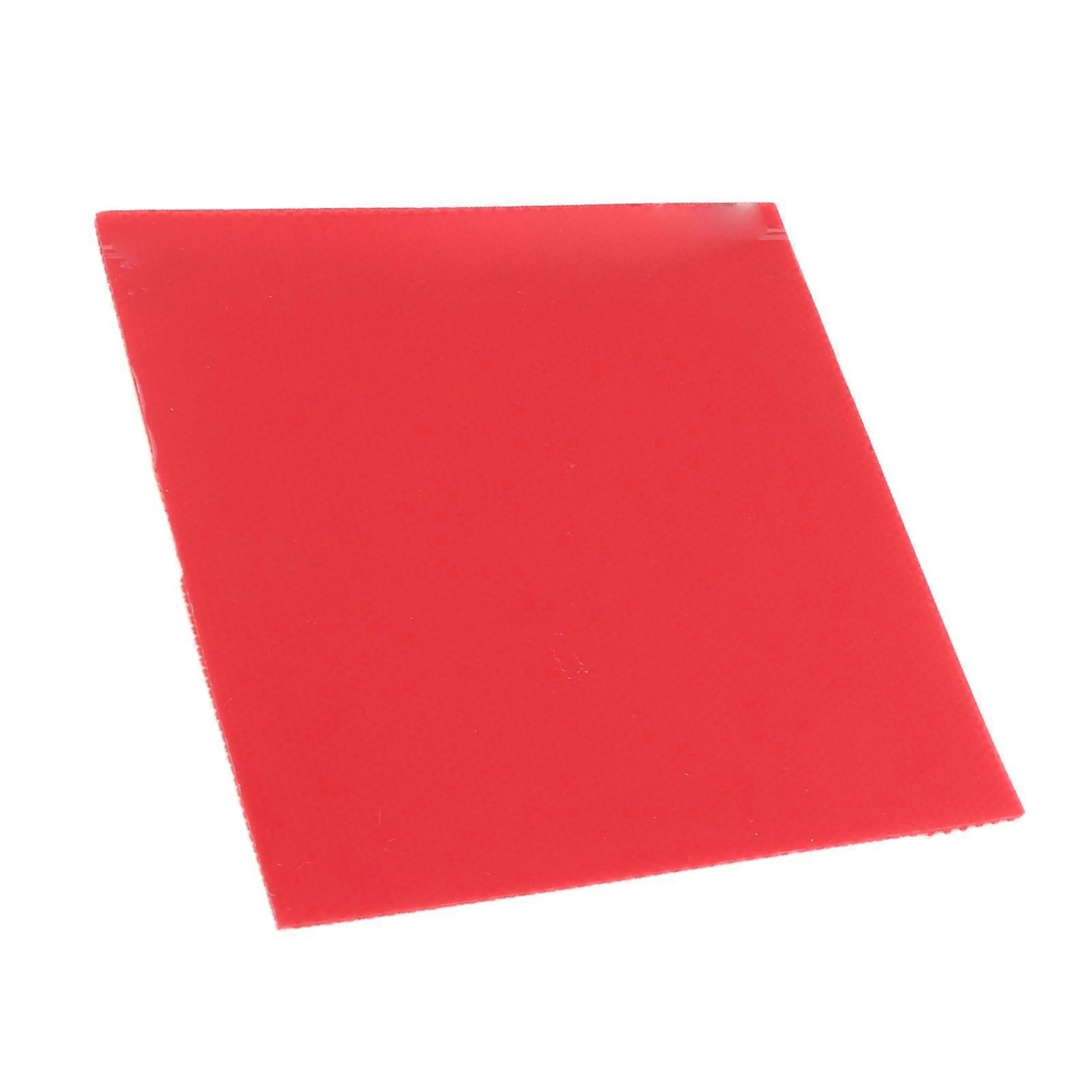 Ping Pong Paddle Rubber with Sponge Table Tennis Racket Rubber Replacement for Beginner Training Red 
