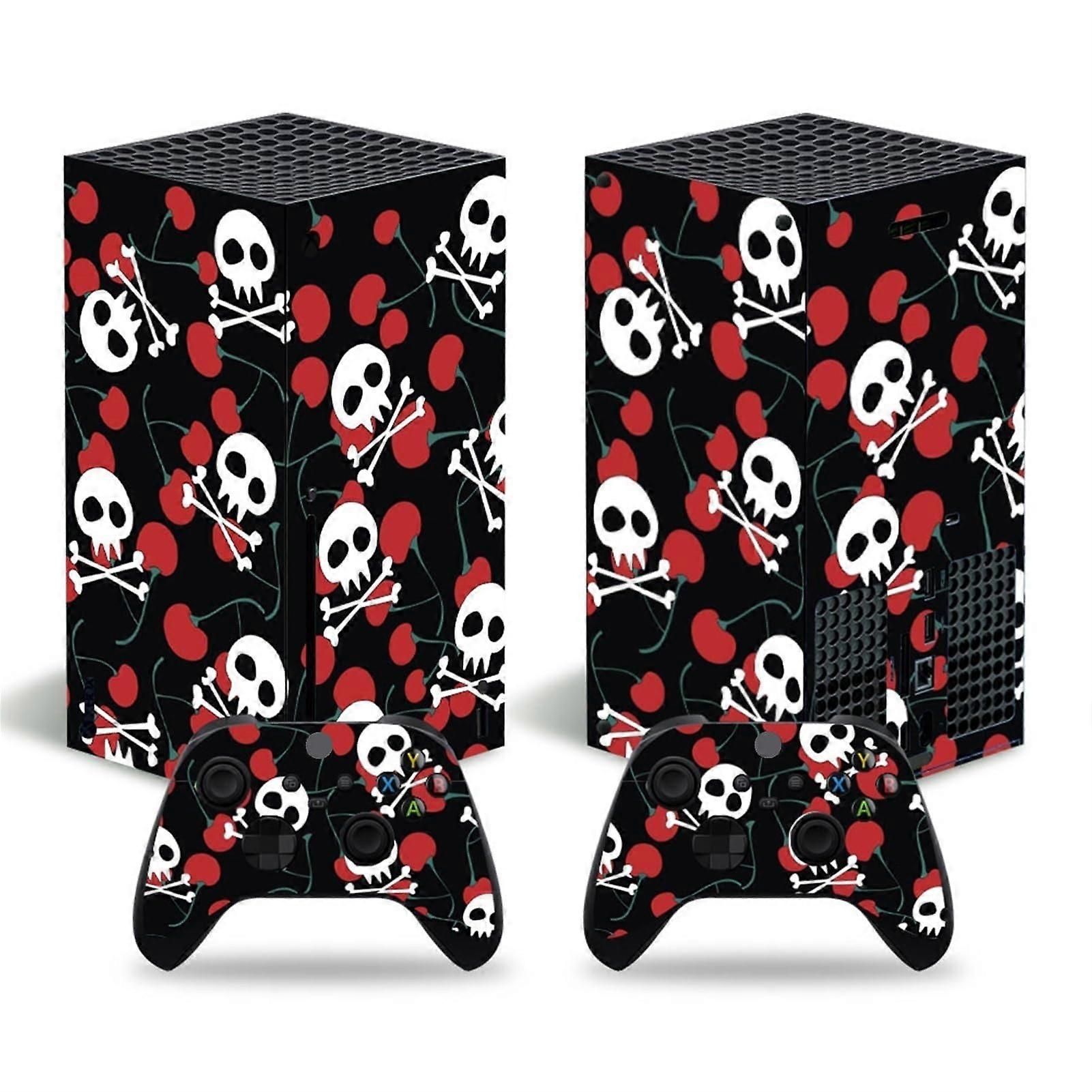 Vinyl Skin Sticker Cover for Xbox Series X Console with Two Free Wireless Controller Skins, Bubble-Free Design, Color 3